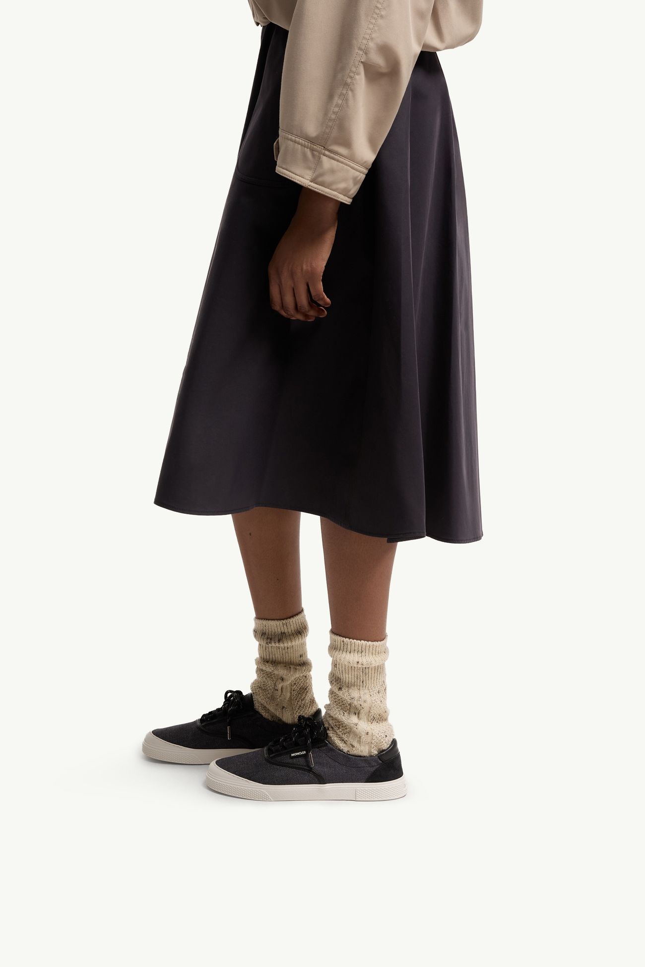 Zapatillas de tejido vaquero Vera Leisure Mujer Azul oscuro Moncler 1