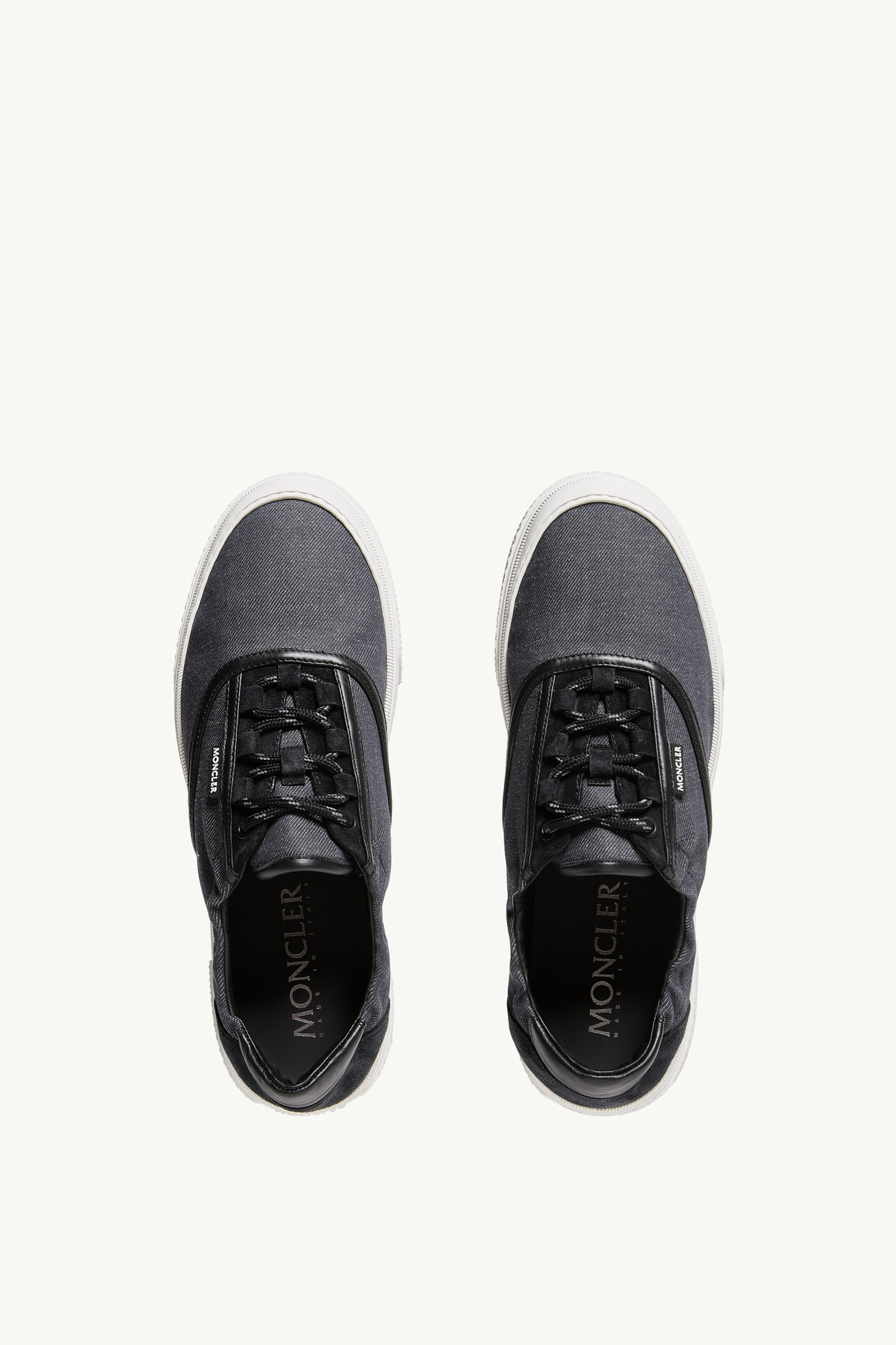 Sneaker Vera Leisure in denim Donna Blu Scuro Moncler 6