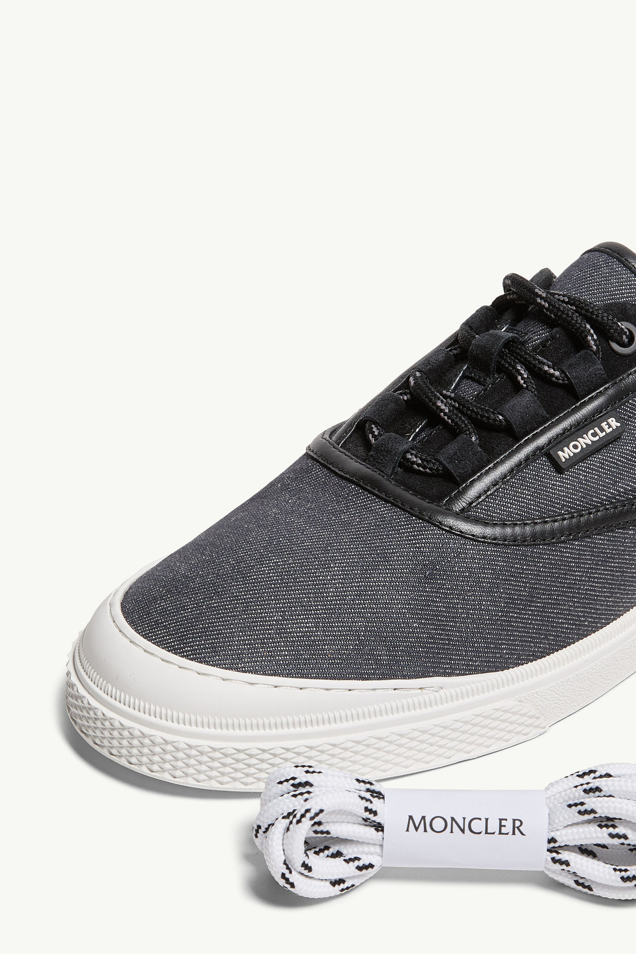 Zapatillas de tejido vaquero Vera Leisure Mujer Azul oscuro Moncler 7