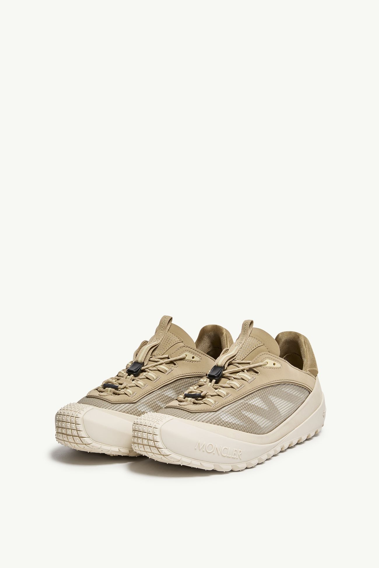 Trailgrip LP Sneaker aus Wildleder und Nubukleder Damen Grau Beige Moncler 3