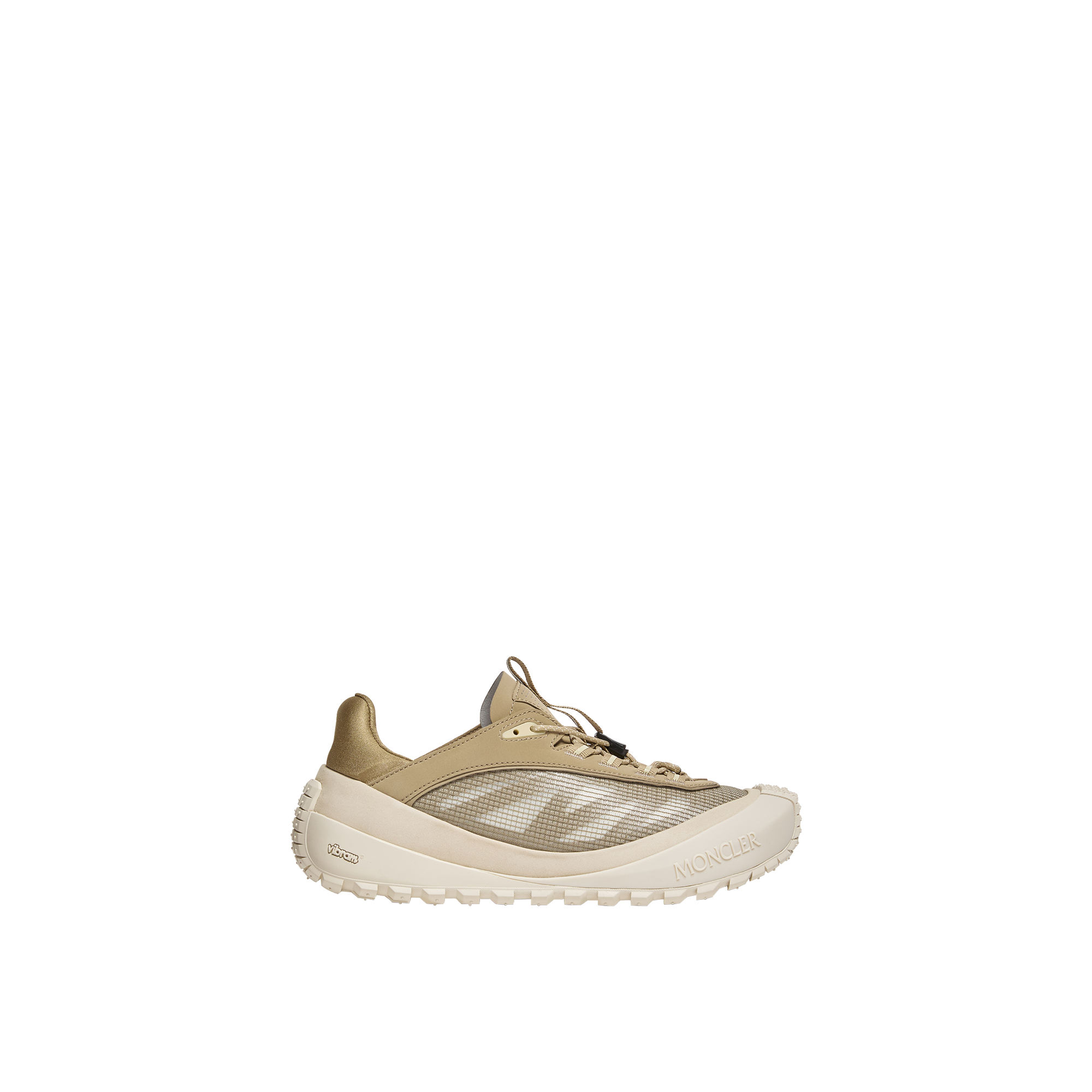 Moncler   Trailgrip Lp Suede & Nubuck Trainer for Women in Beige, Size: 37
