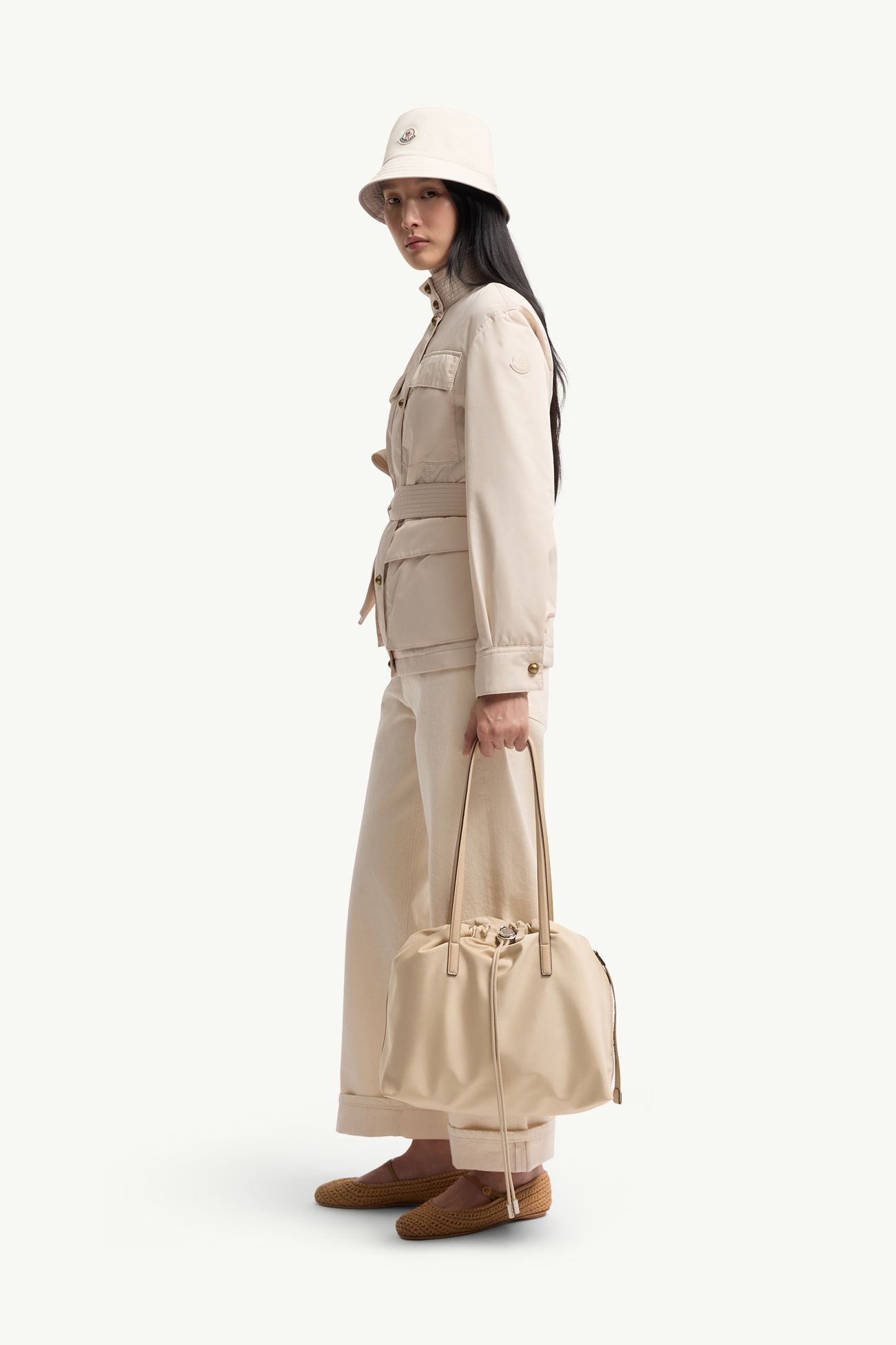 New Trick Tote Bag Damen Hellbeige Moncler 1