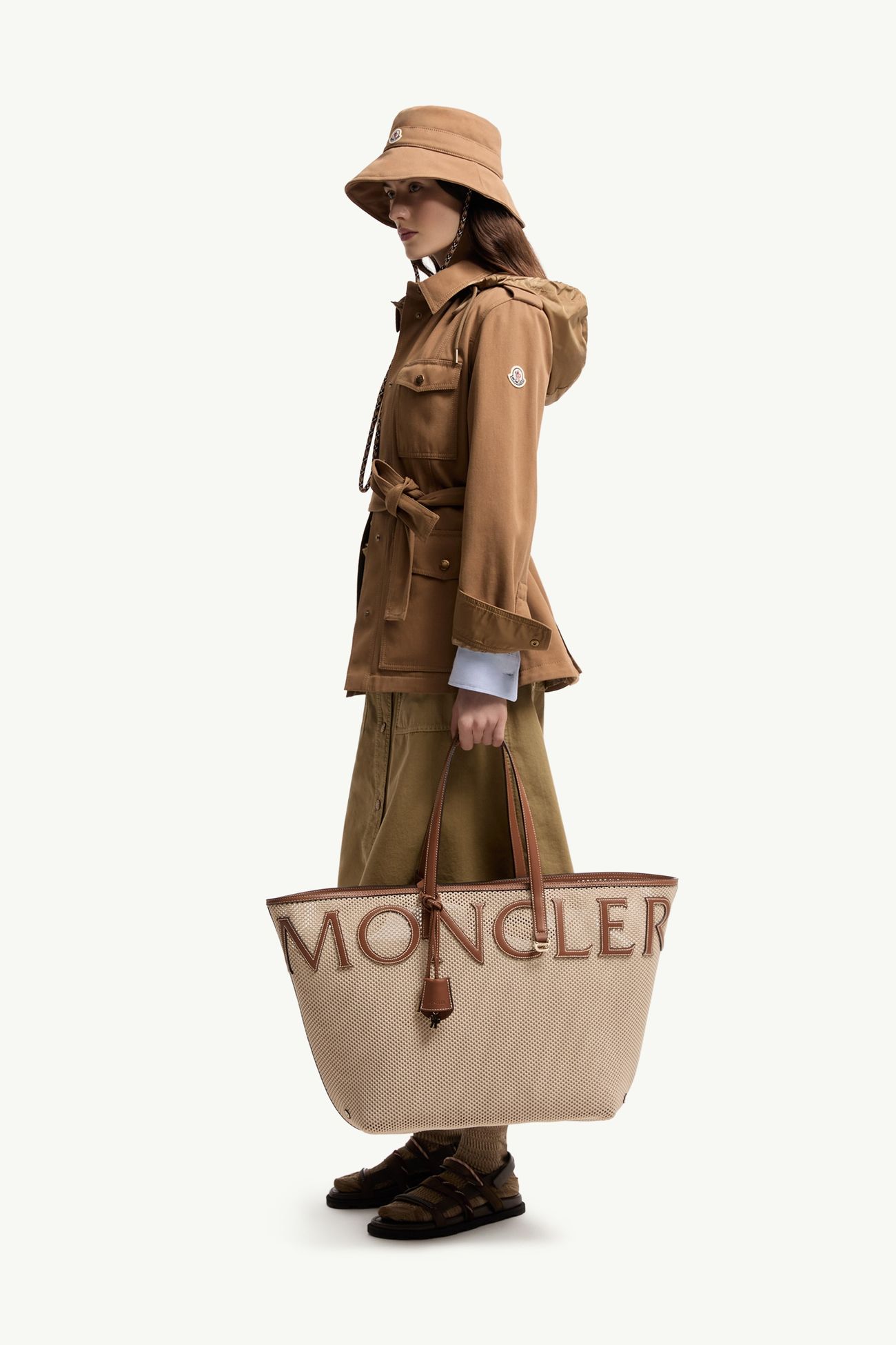 Very Tote Bag Damen Hellbeige Moncler 1