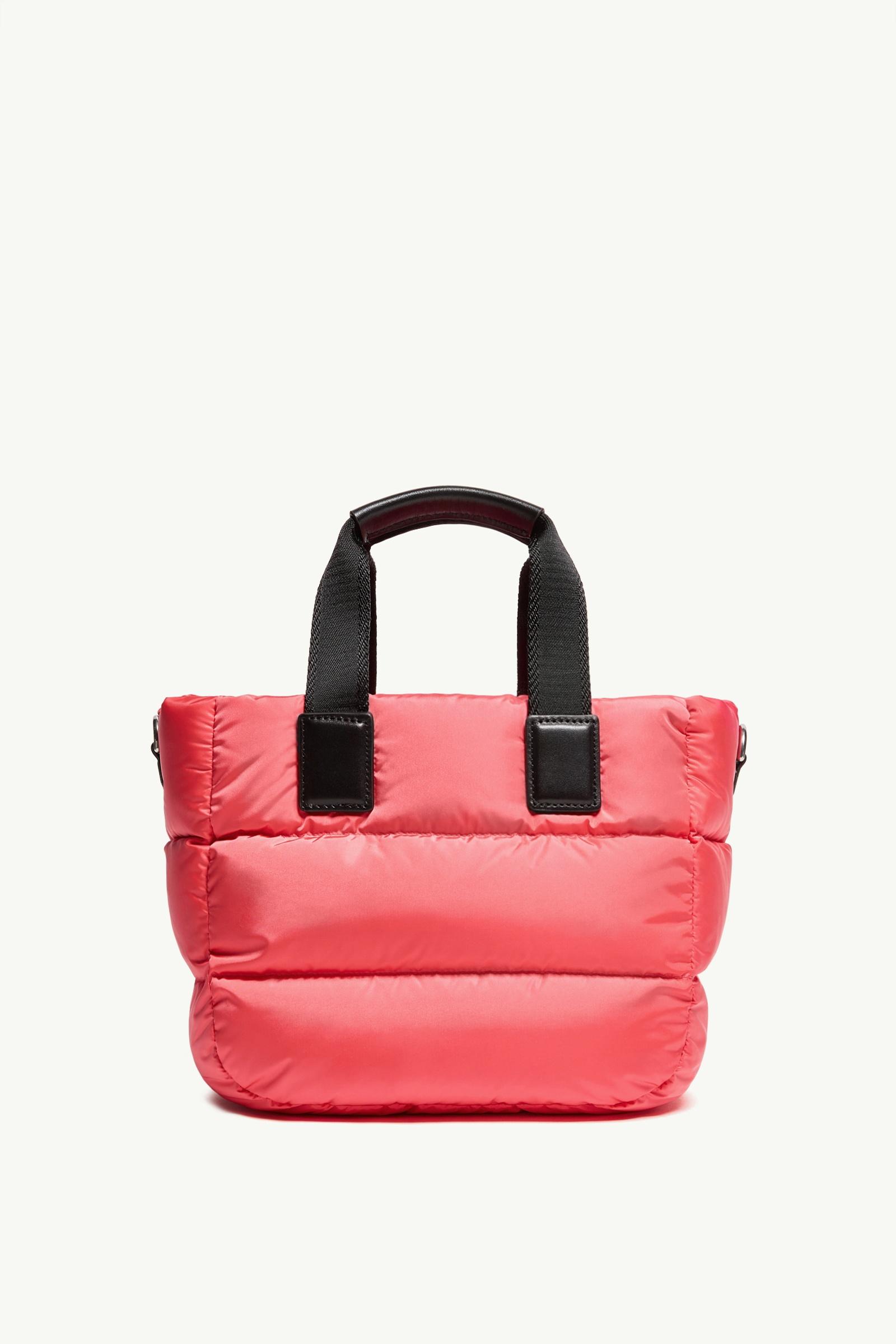 【美品】MONCLER マリア　トートバッグ　レッド　キルティングナイロン　本物 Bright Red Mini Caradoc Tote Bag - Bags & Small Accessories for