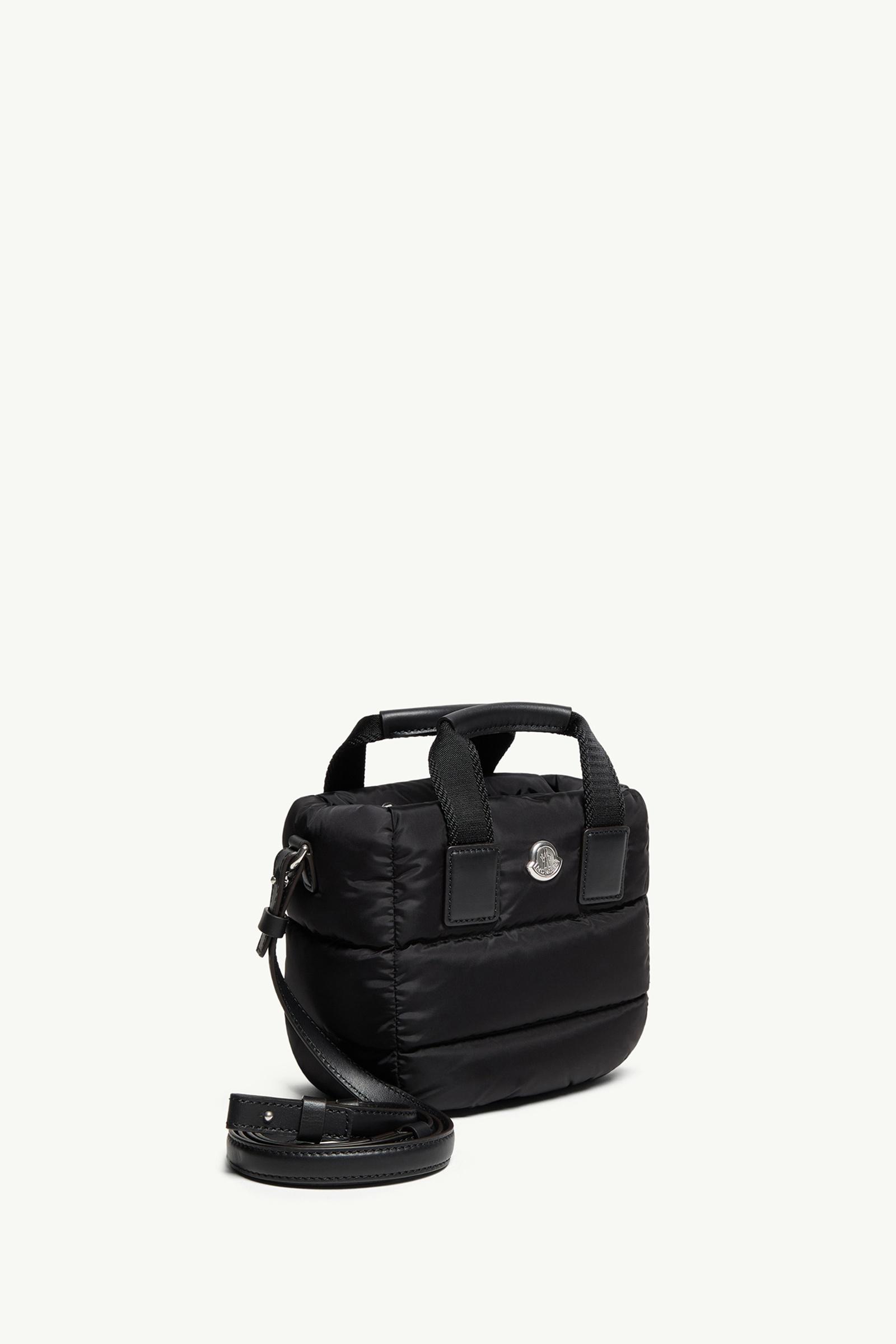 【MONCLER】CARADOCトートバッグ　ブラック ダウン風トートバッグ Borsa tote Micro Caradoc Nero - Borse & Piccoli Accessori Donna
