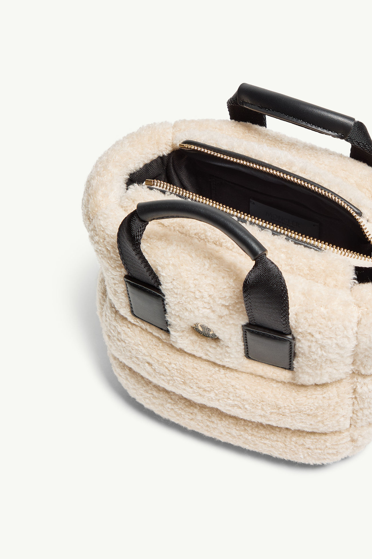 Caradoc泰迪布袖珍手提袋 女士 象牙白色 Moncler 4