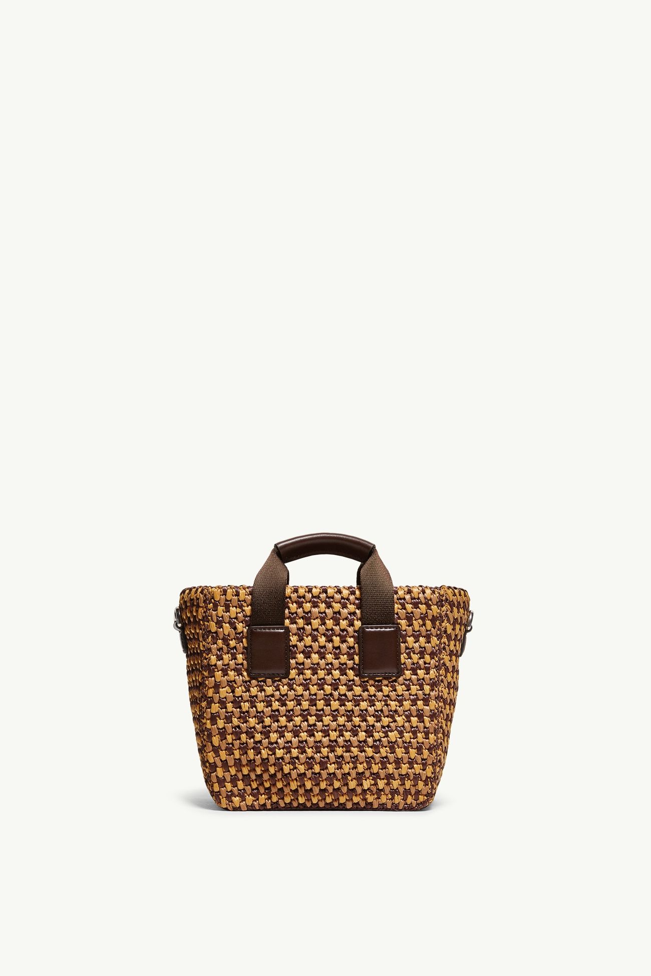 Borsa tote Micro Caradoc in rafia Donna Beige & Marrone Moncler 3