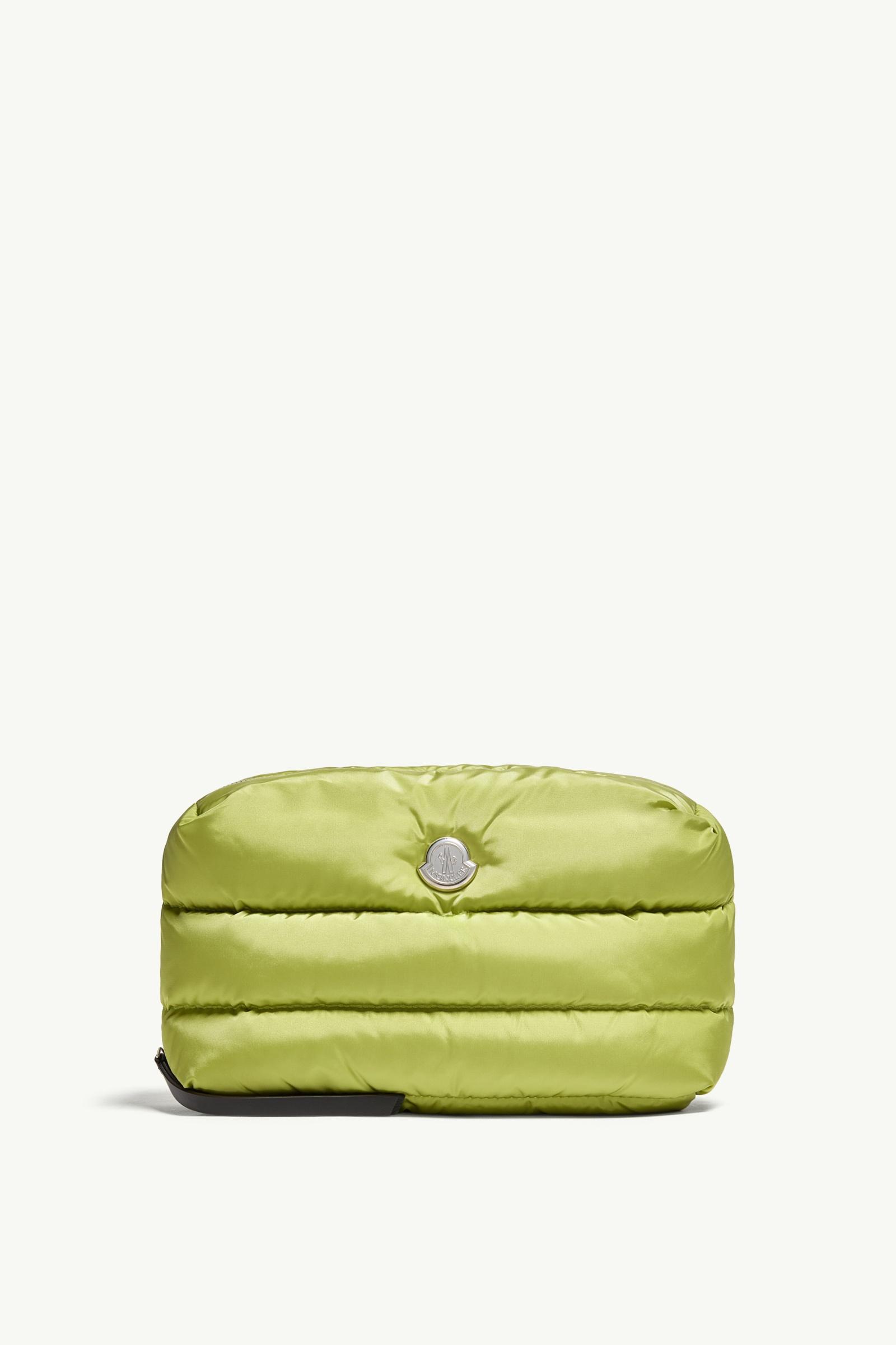 Trousse de toilette matelassée Caradoc Femmes Vert Citron Moncler