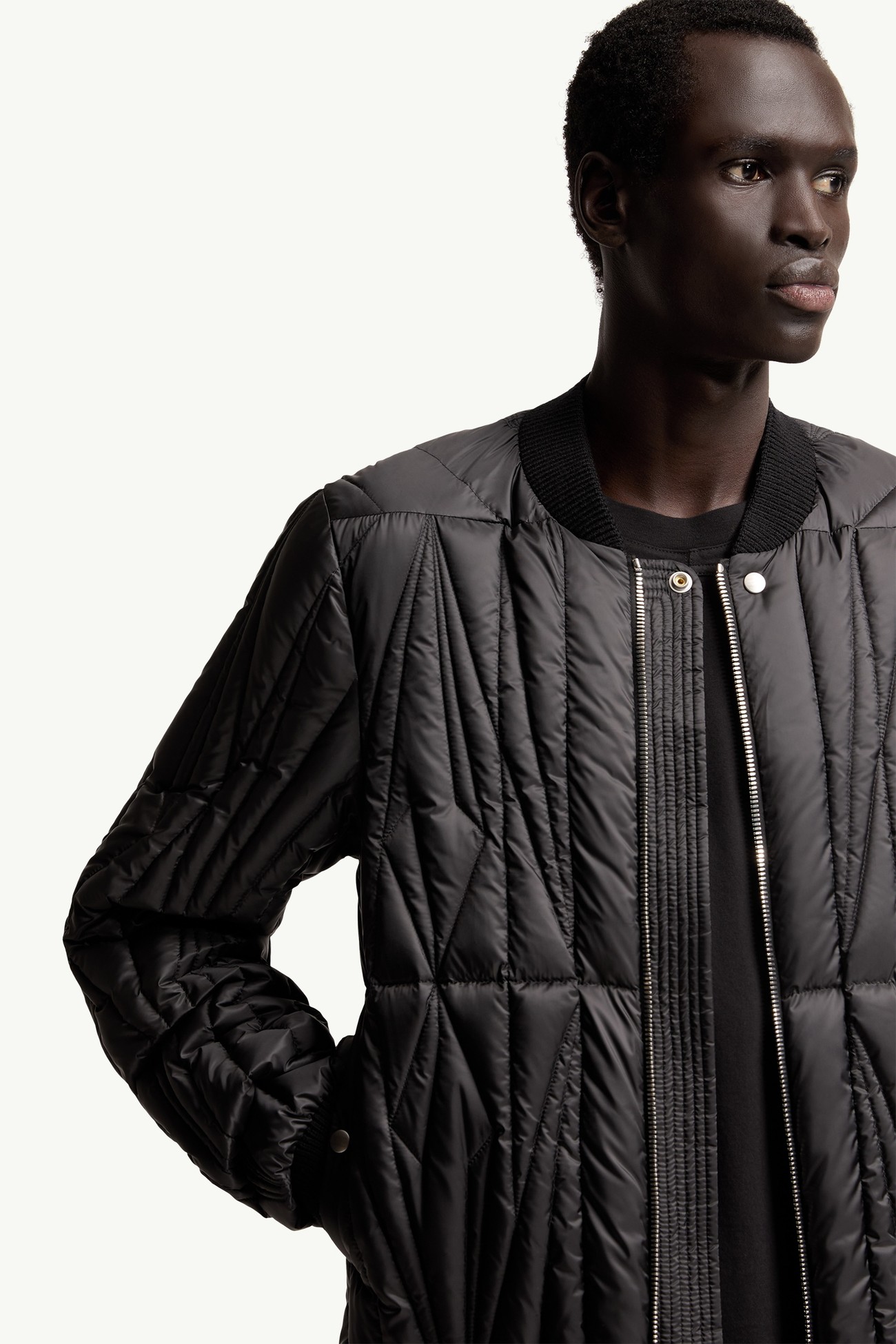 Moncler + Rick Owens Geocamo Flight Daunenbomberjacke Genderneutral Schwarz Moncler 8