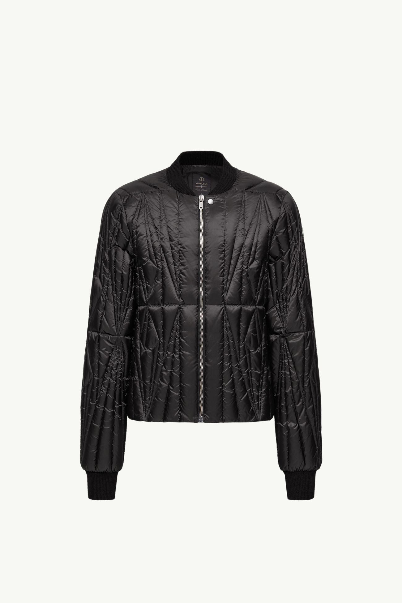 ブラック Moncler + Rick Owens Geocamo Flight ダウンジャケット 