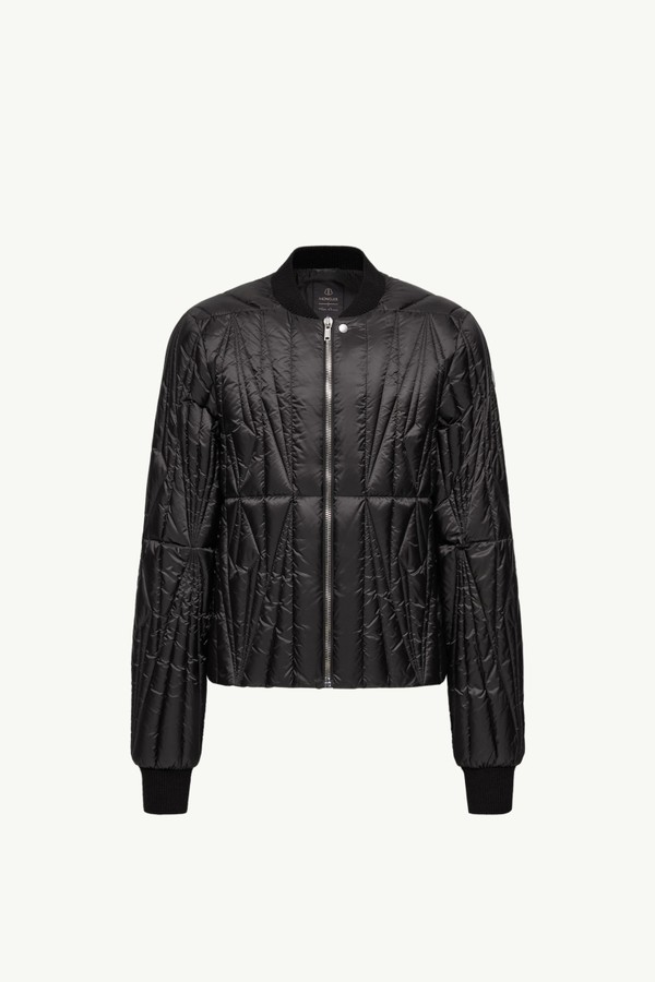 Moncler + Rick Owens Geocamo Flight Daunenbomberjacke Genderneutral Schwarz Moncler 0