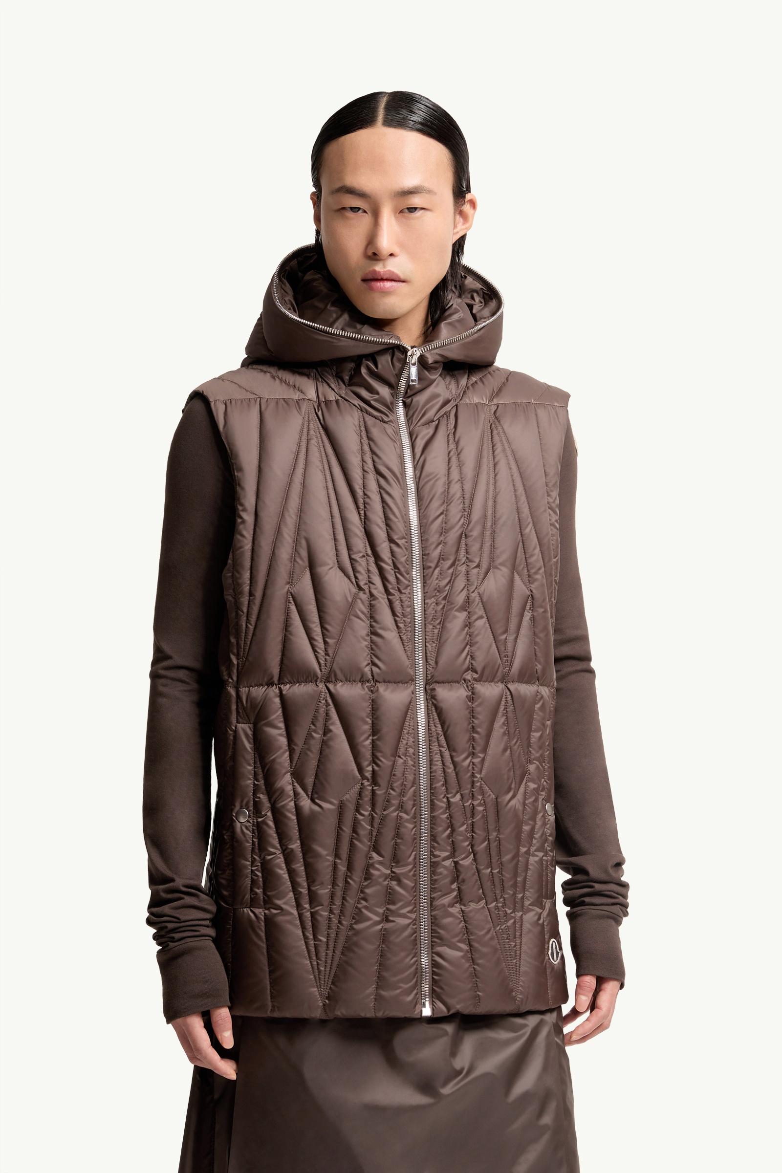 トープ Moncler + Rick Owens Geocamo Ziplock ベスト : ジレ 向けの