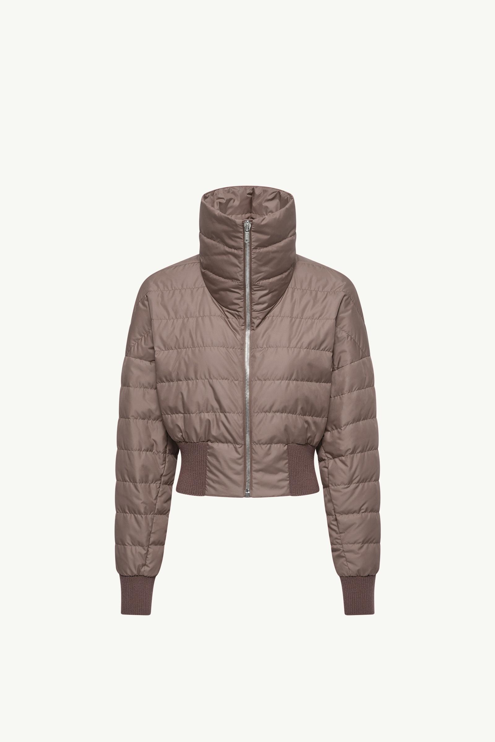 Moncler + Rick Owens女士短款羽绒夹克外套 女士 灰褐色 Moncler