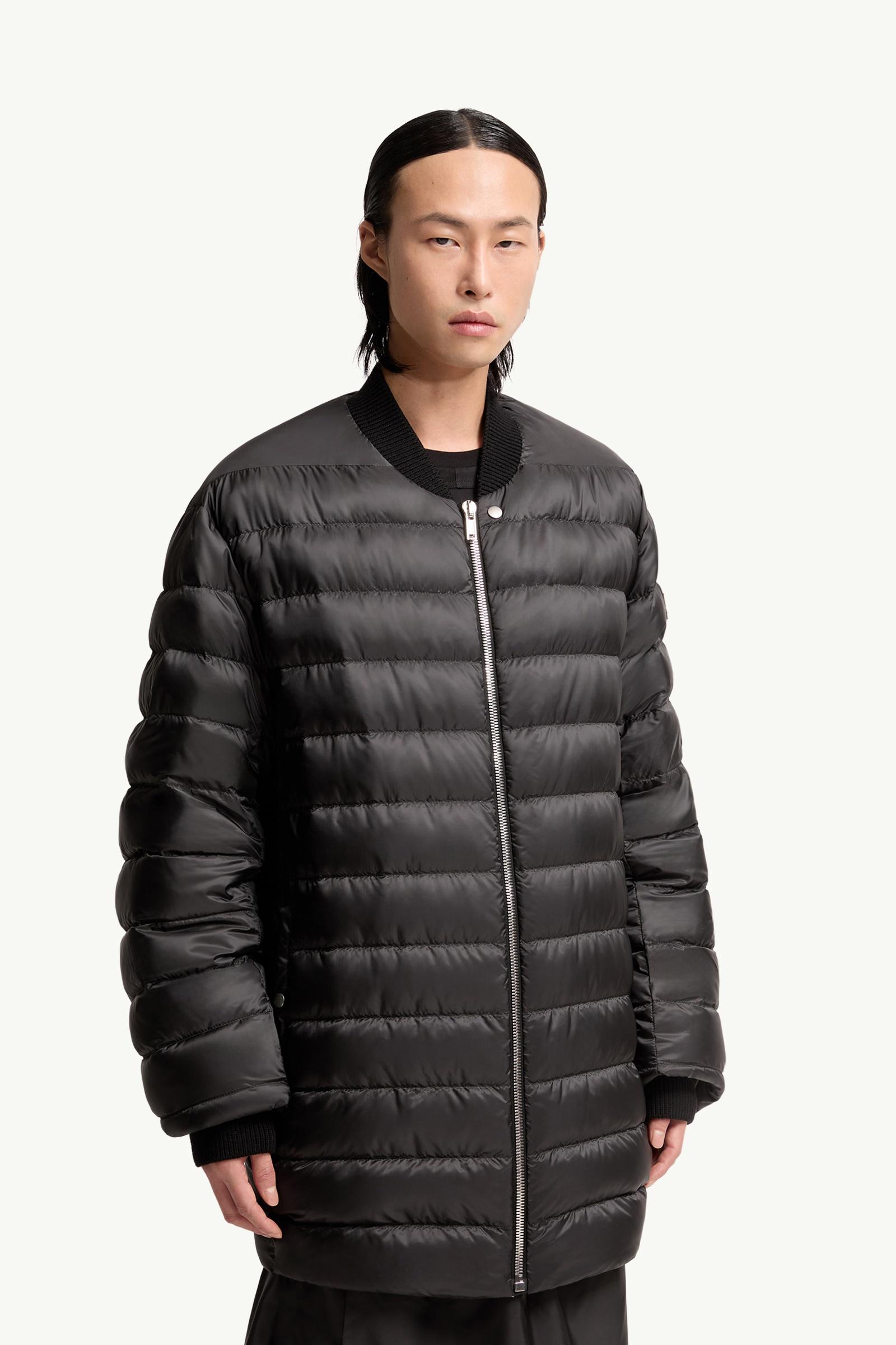 Black Moncler + Rick Owens Flight Down Parka Jacket - Long Down Black Moncler + Rick Owens Flight Down Parka Jacket - Long Down