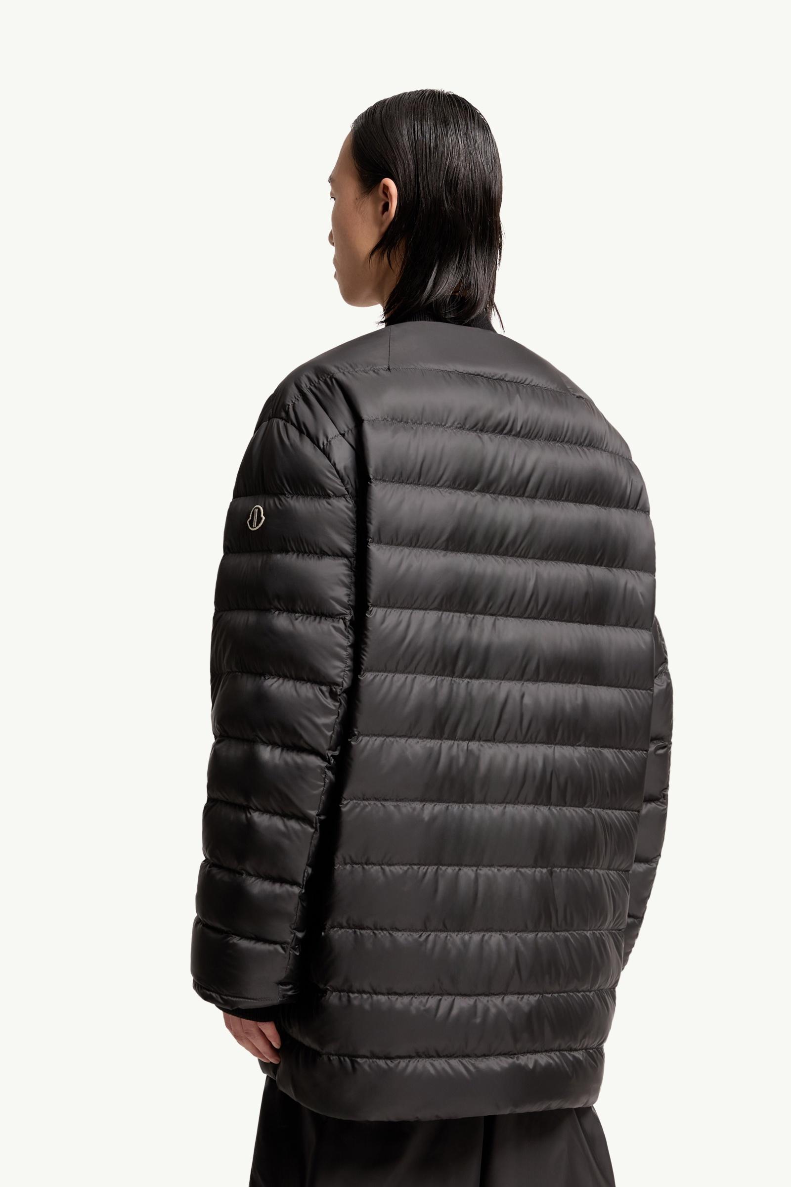 Black Moncler + Rick Owens Flight Down Parka Jacket - Long Down
