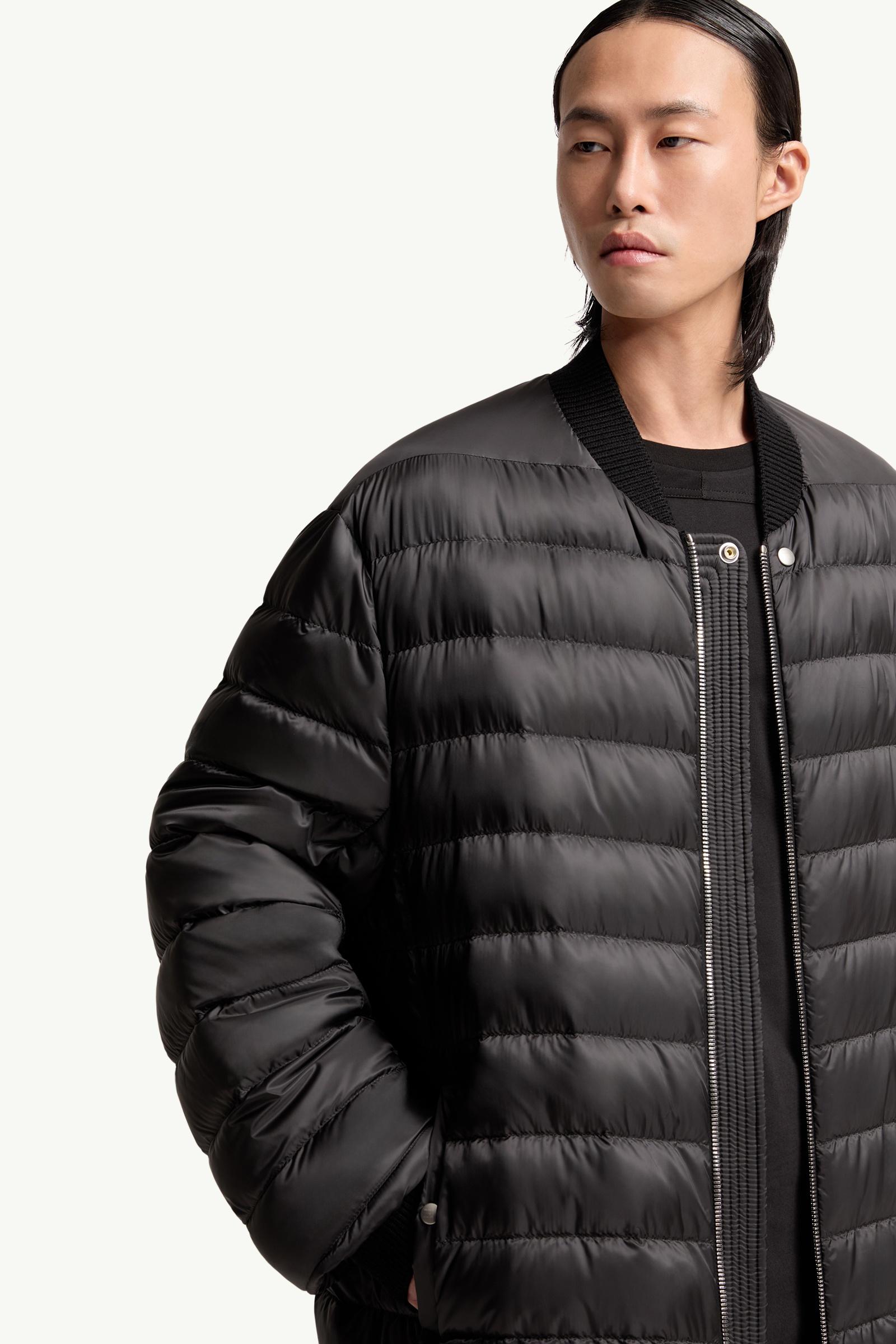 Black Moncler + Rick Owens Flight Down Parka Jacket - Long Down