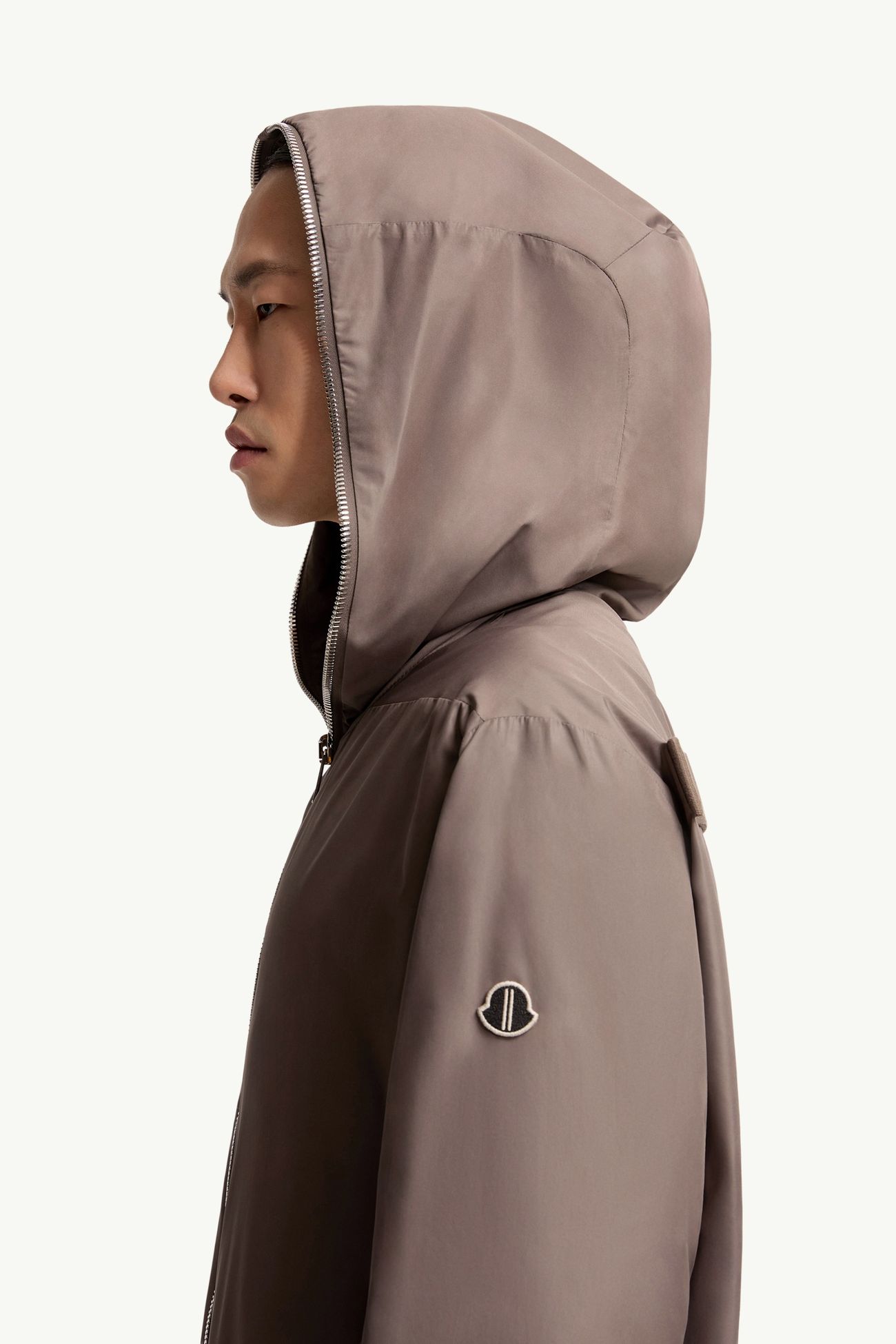 Moncler + Rick Owens Ziplock ウインドブレーカー ジェンダーニュートラル トープ Moncler 3
