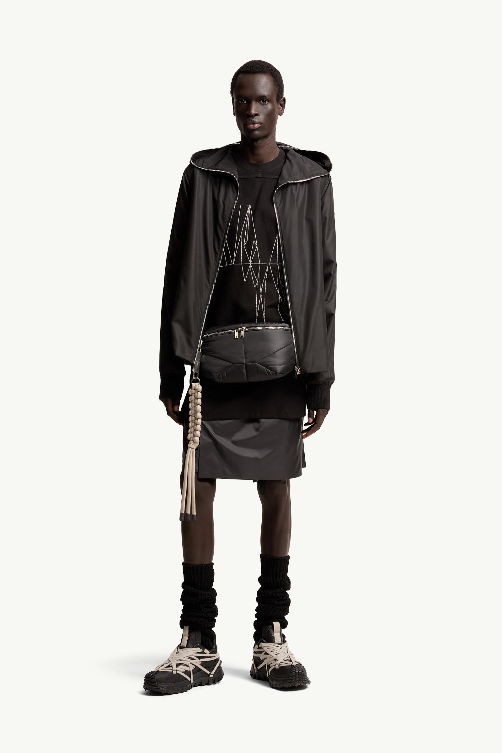【コラボ】MONCLER × Rick Owens ハイネック 黒 M タグ付 Black Moncler + Rick Owens Ziplock Jacket - Windbreakers