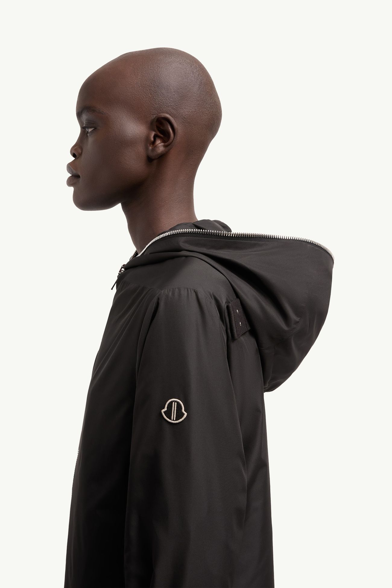 Moncler + Rick Owens Ziplock男女款风衣夹克外套 中性 黑色 Moncler 4