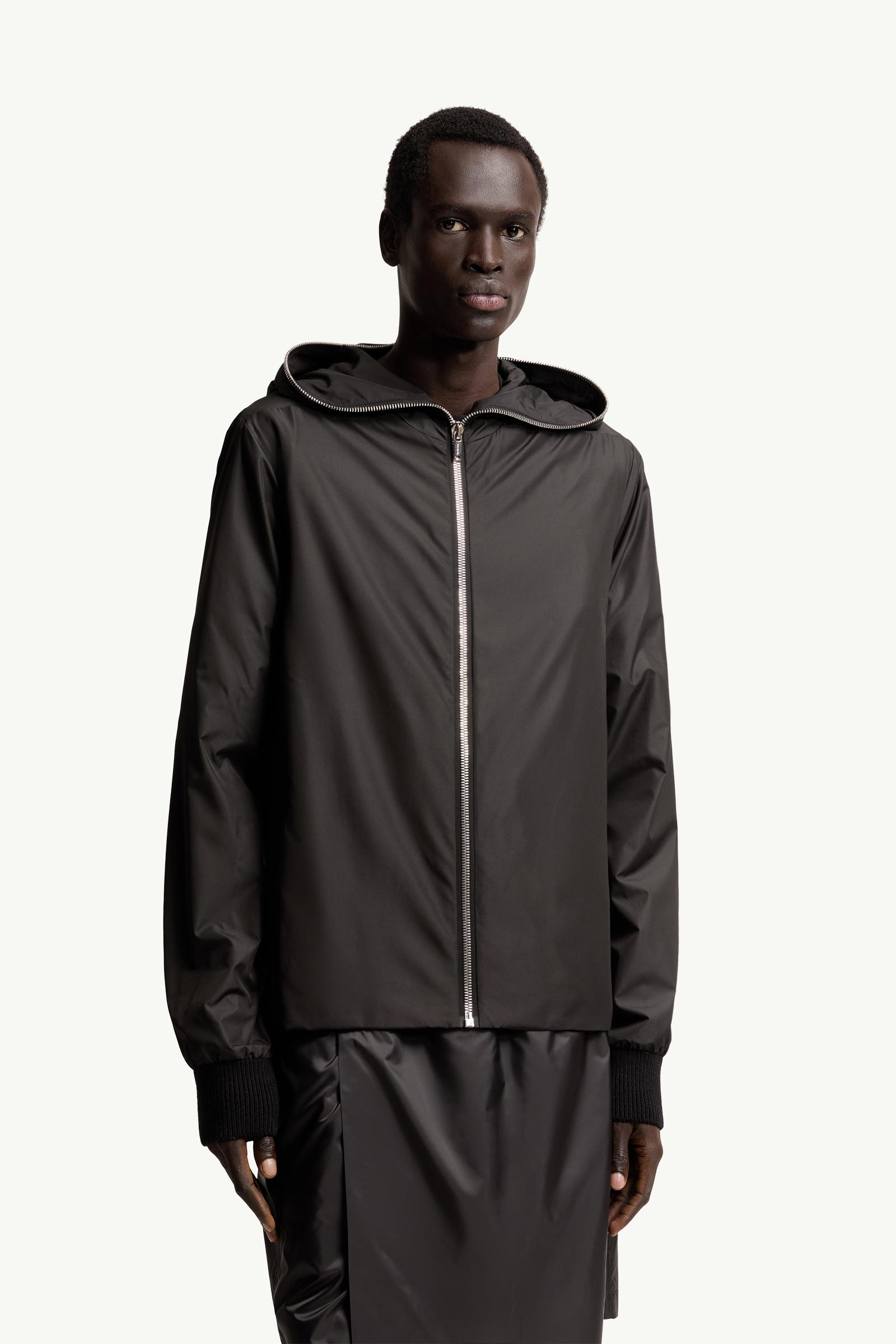 ブラック Moncler + Rick Owens Ziplock ウインドブレーカー : 向けの
