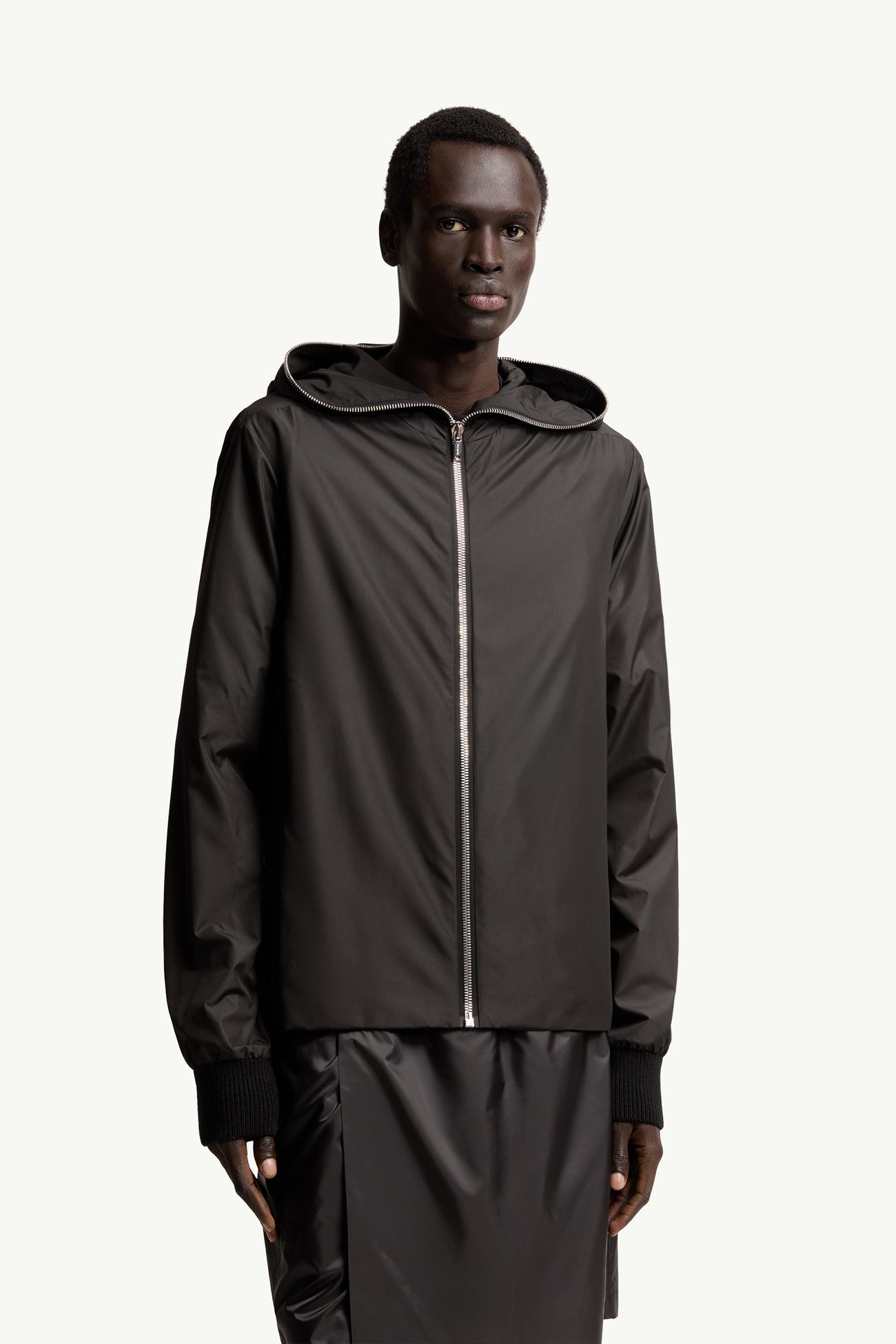 Moncler + Rick Owens Ziplock ウインドブレーカー ジェンダーニュートラル ブラック Moncler 5