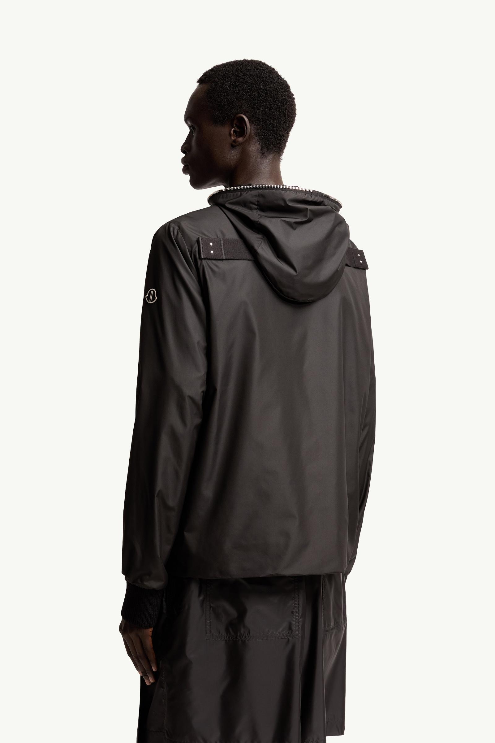 Black Moncler + Rick Owens Ziplock Windbreaker - Windbreakers