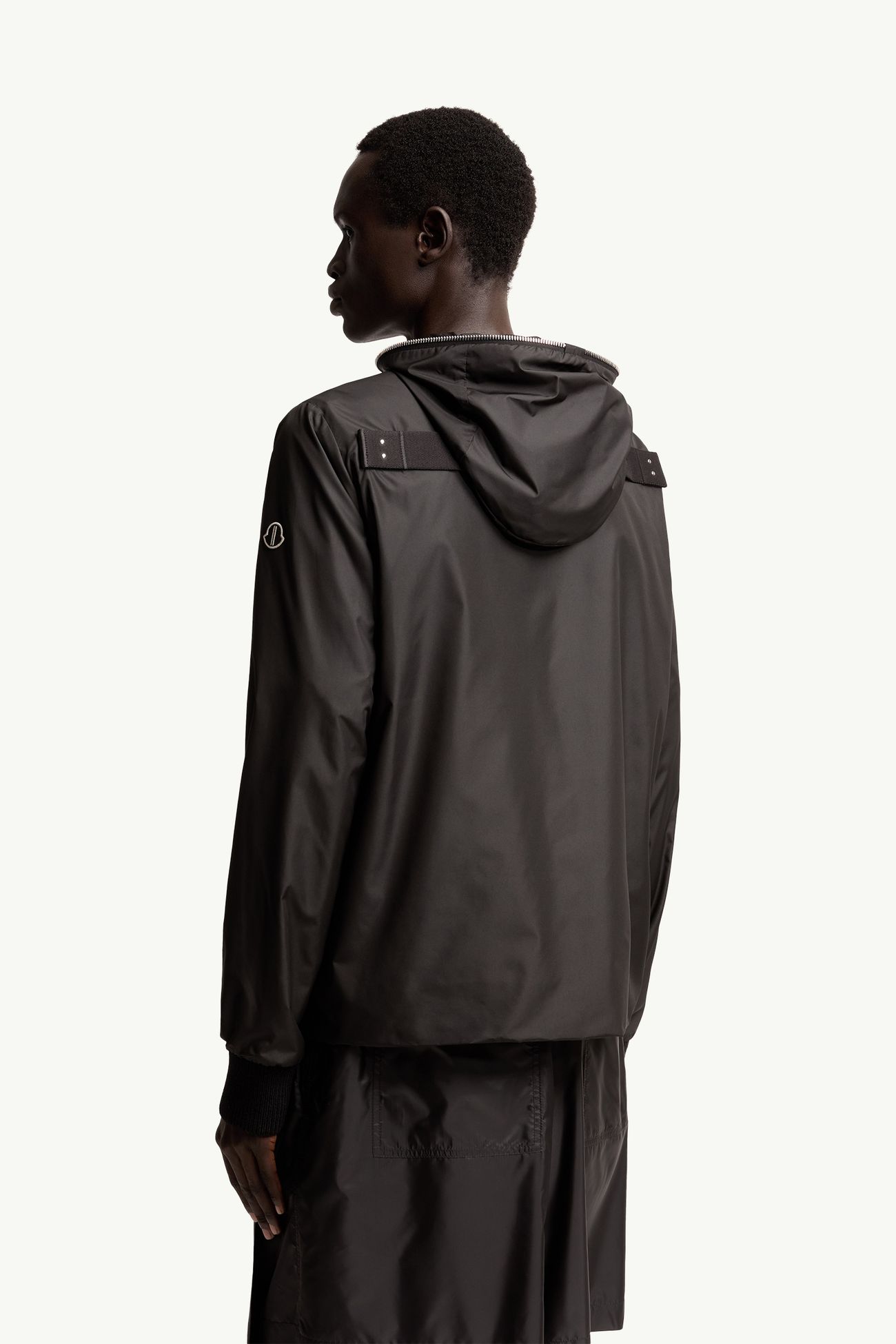 Moncler + Rick Owens Ziplock ウインドブレーカー ジェンダーニュートラル ブラック Moncler 6