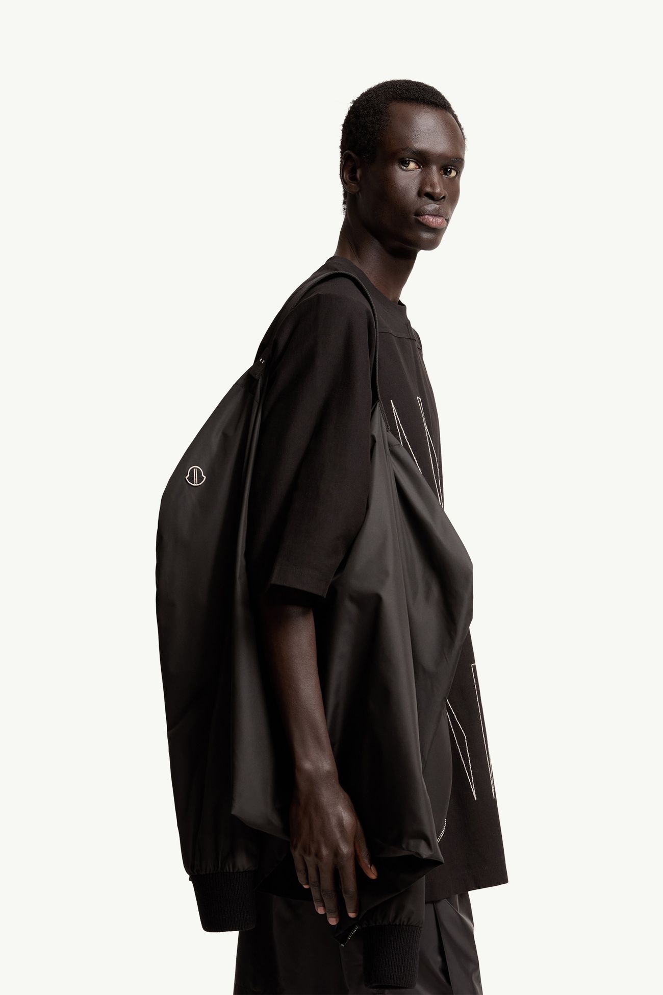 Coupe-vent Moncler + Rick Owens Ziplock Mixte Noir Moncler 7