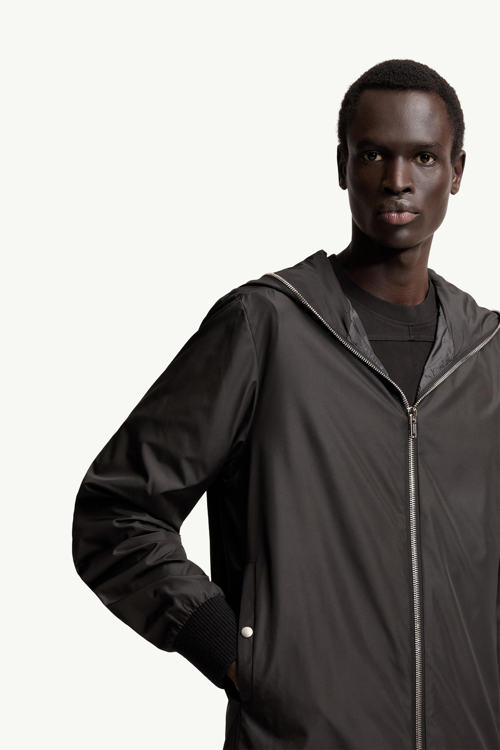 ブラック Moncler + Rick Owens Ziplock ウインドブレーカー : 向けの