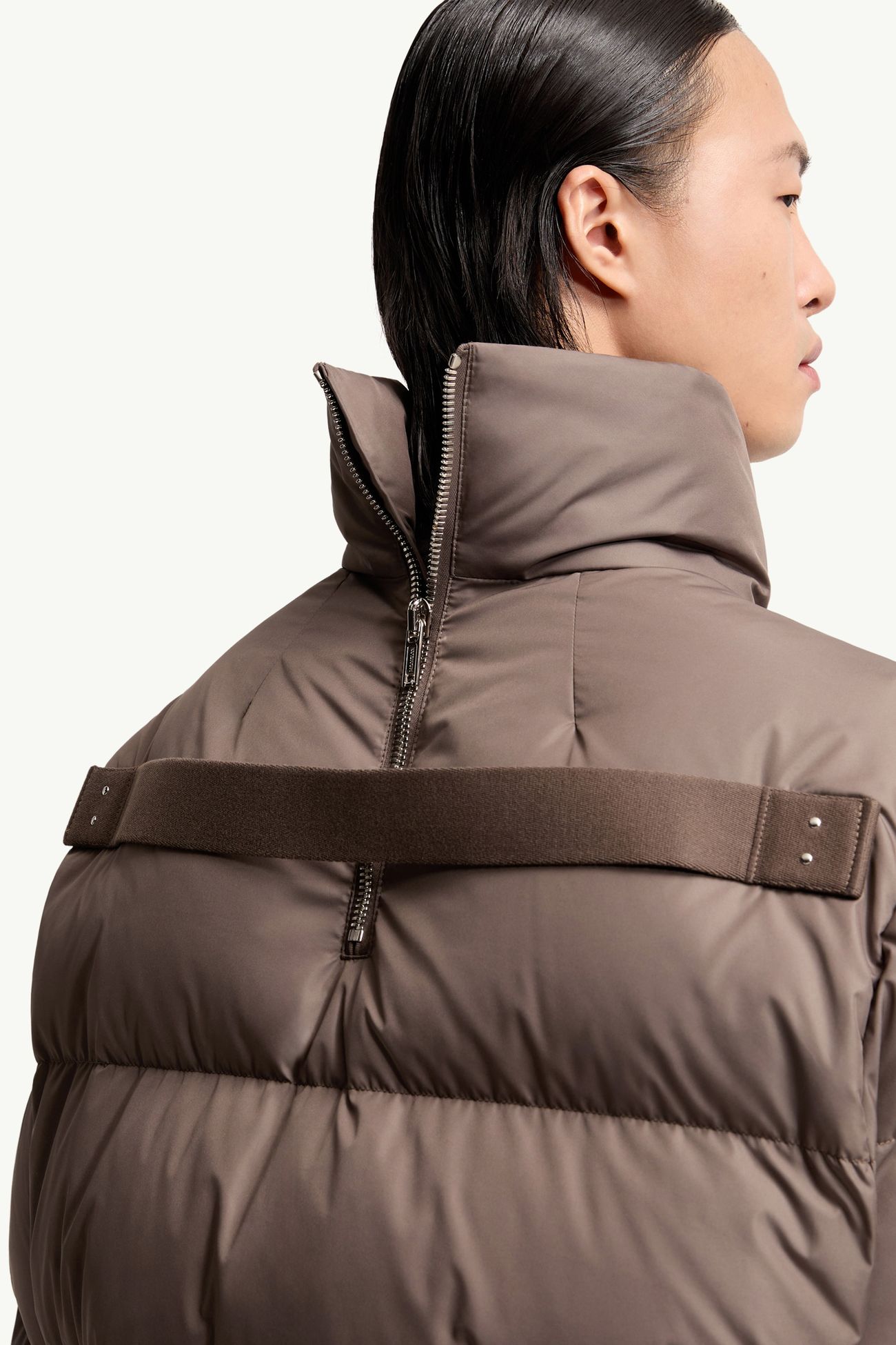 Moncler + Rick Owens Cyclopic男女款短款羽绒夹克外套 中性 灰褐色 Moncler 8