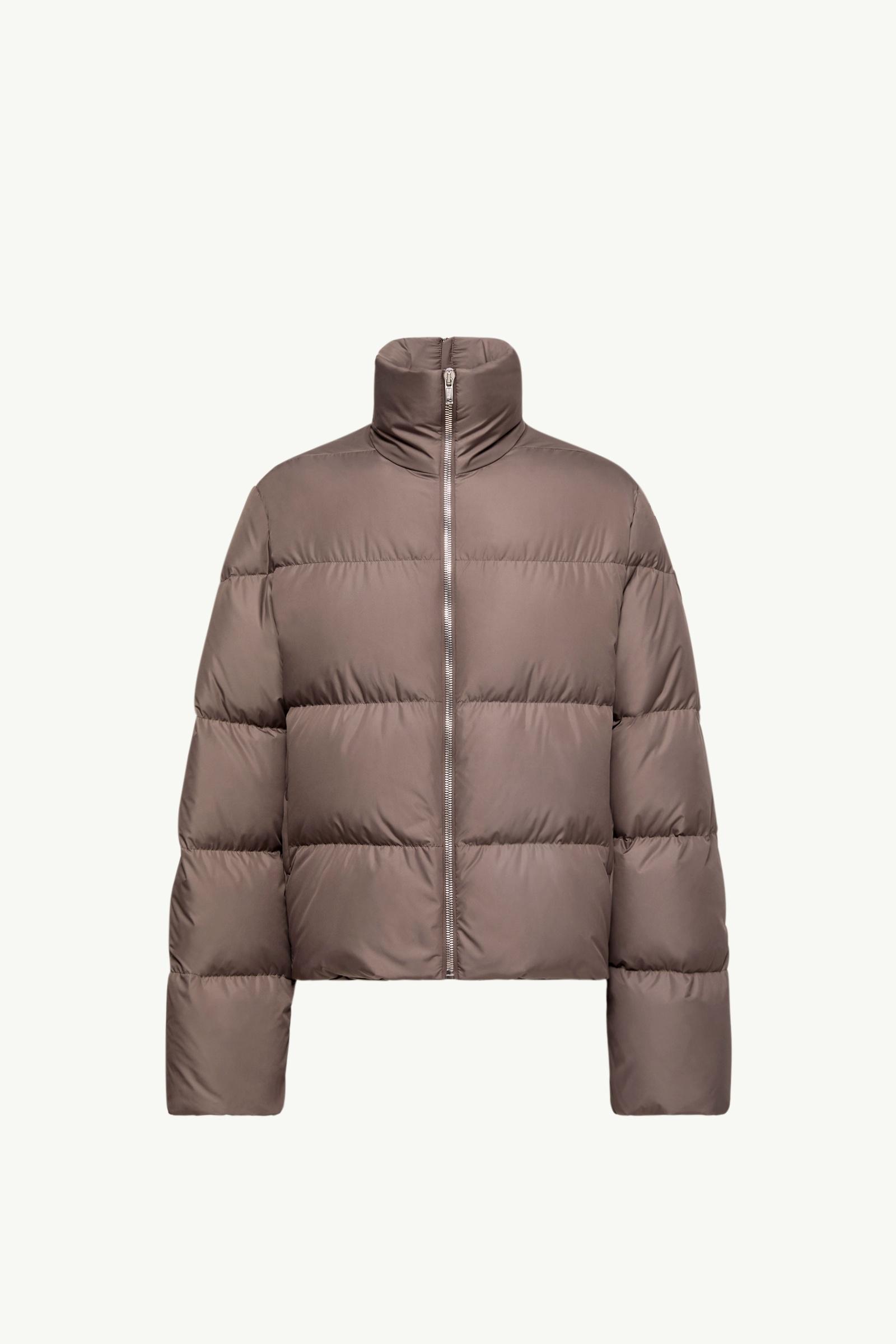 Taupe Moncler + Rick Owens Cyclopic Short Down Jacket - Short Down