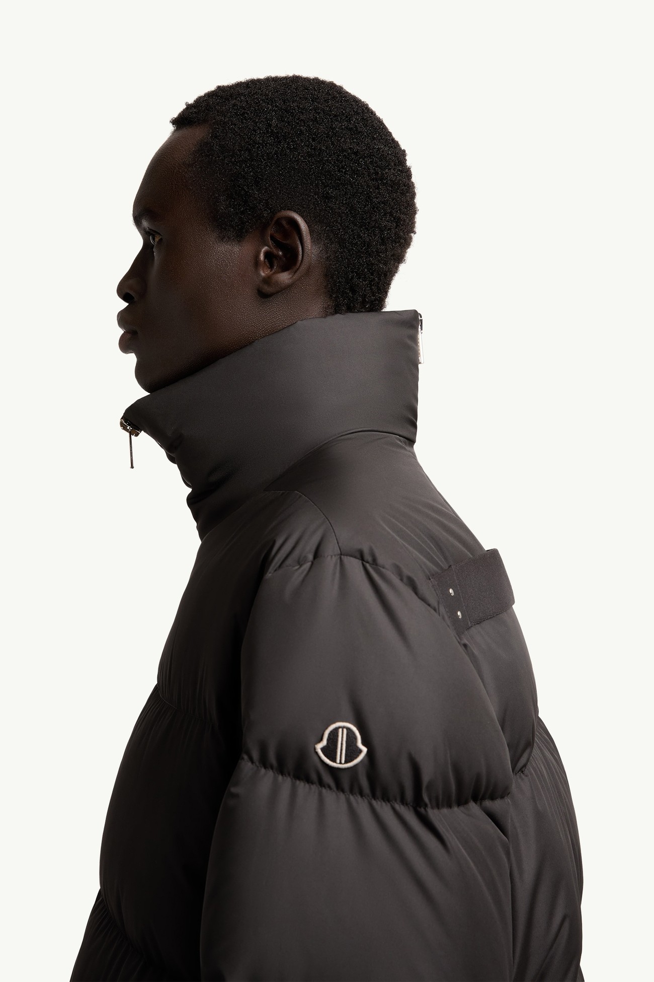 Moncler + Rick Owens Cyclopic 쇼트 다운 재킷 젠더 뉴트럴 블랙 Moncler 3