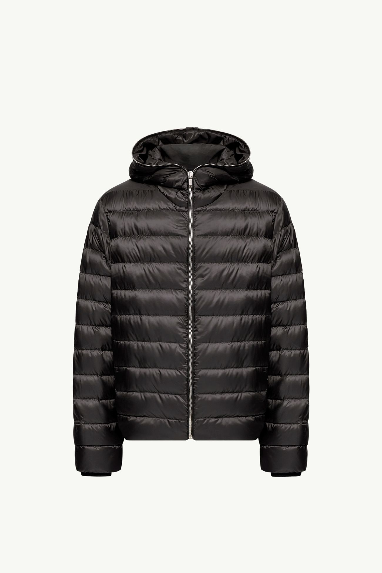ブラック Moncler + Rick Owens Ziplock ショートダウンジャケット 