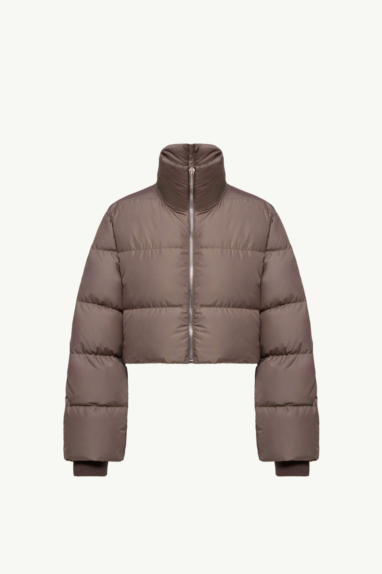Plumífero corto Moncler + Rick Owens Cyclopic De Género Neutro Marrón Grisáceo Moncler 0