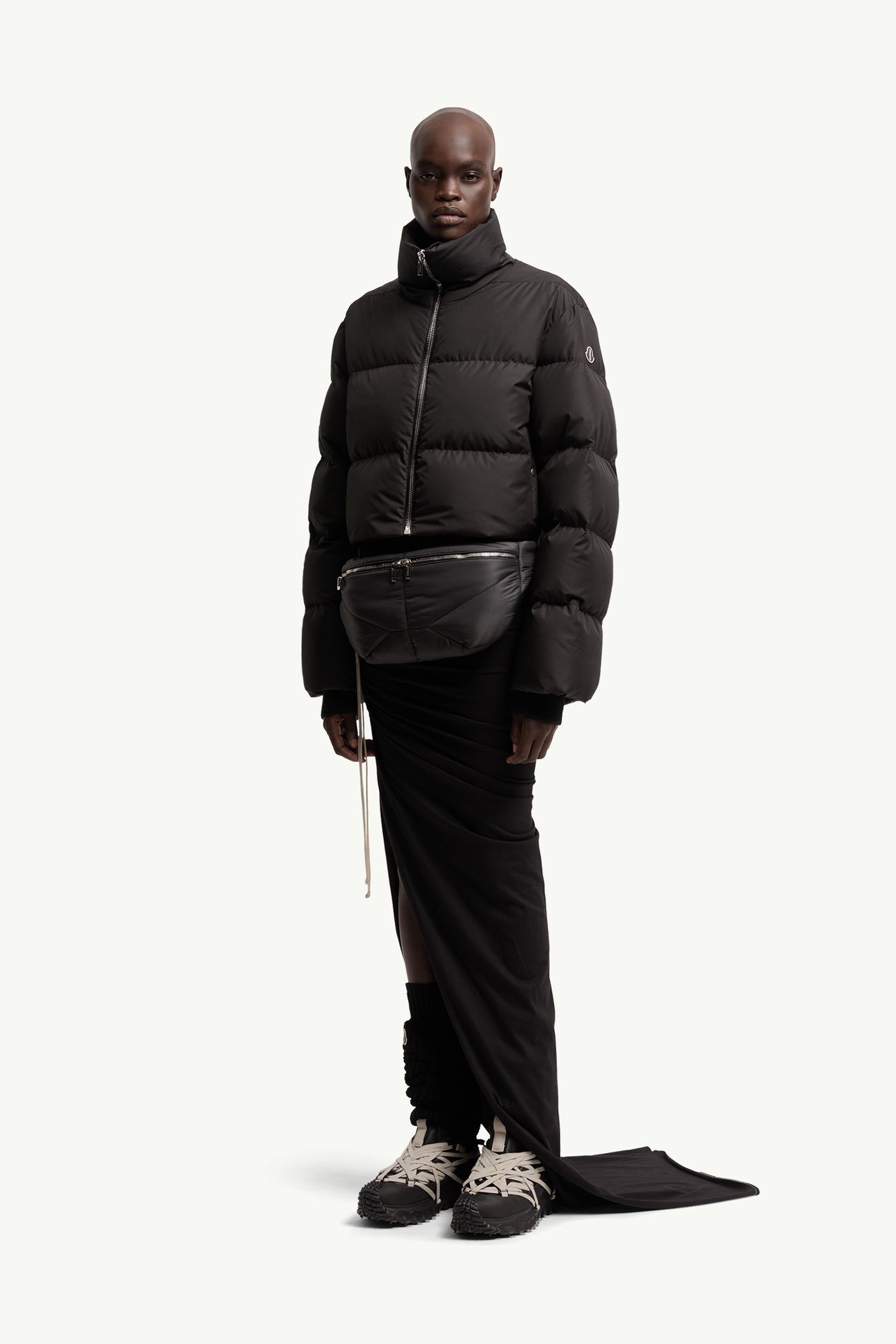 Moncler + Rick Owens Cyclopic短身羽絨外套 中性 黑色 Moncler 1