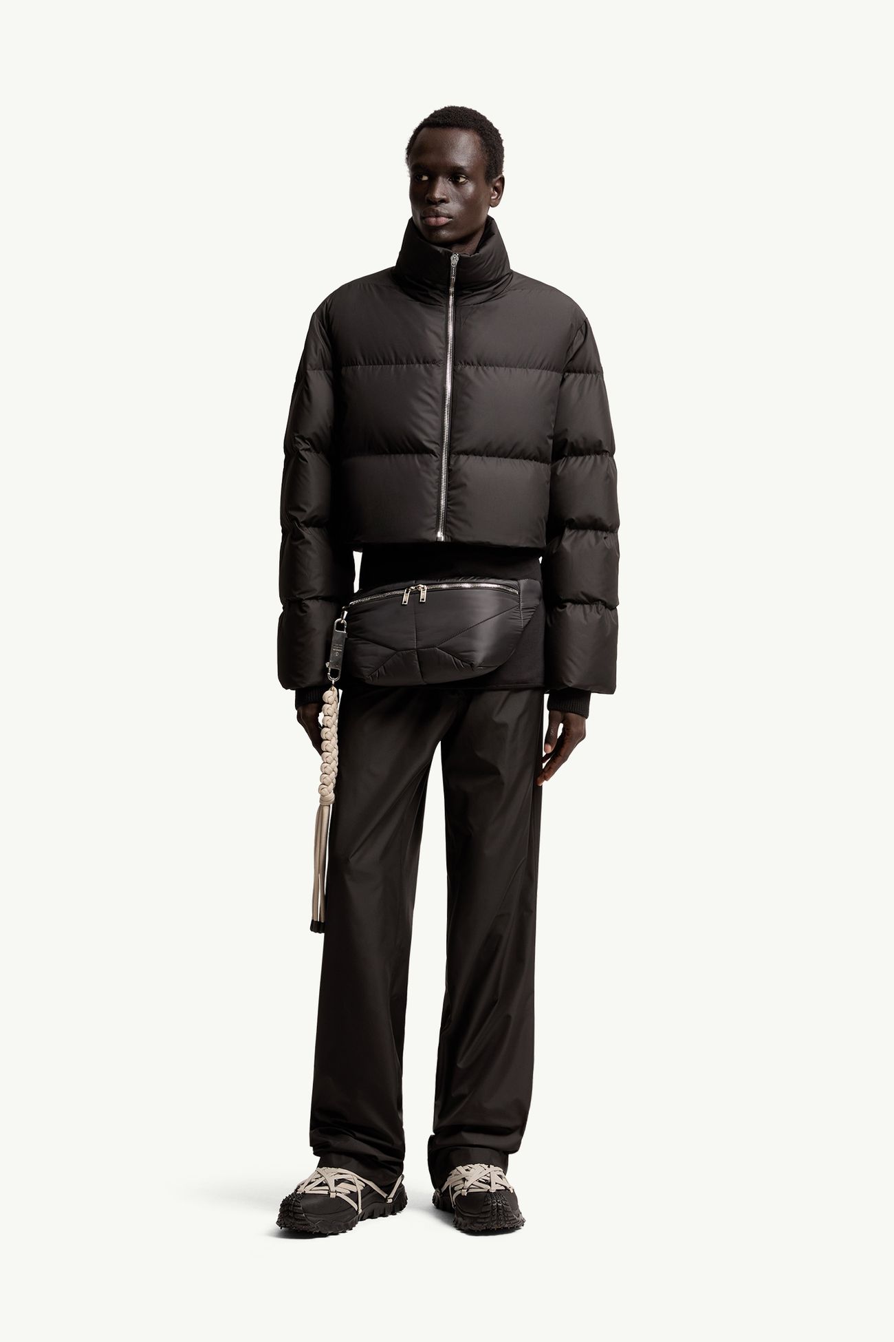 Moncler + Rick Owens Cyclopic男女款短款羽绒夹克外套 中性 黑色 Moncler 2