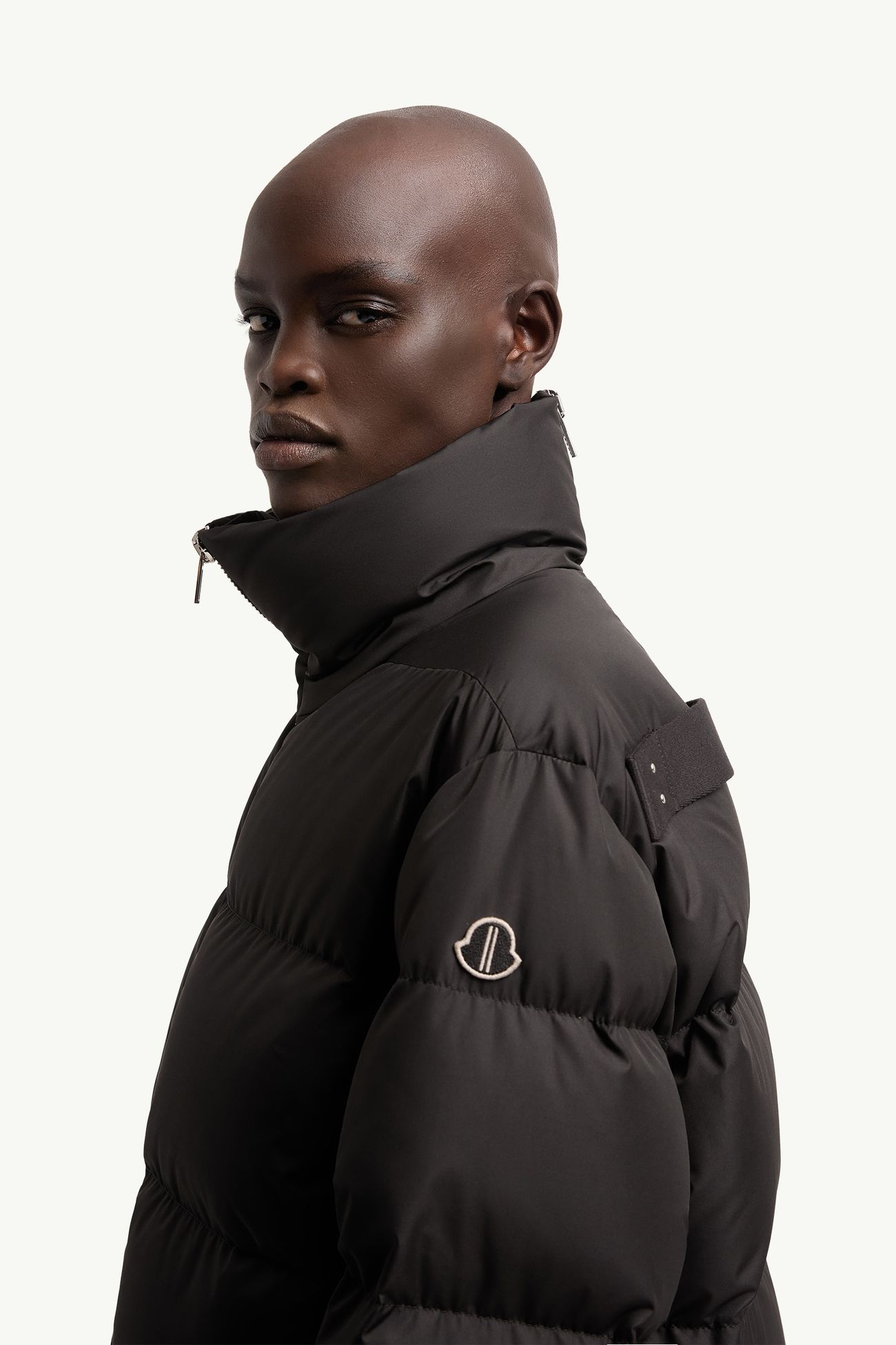 Moncler + Rick Owens Cyclopic男女款短款羽绒夹克外套 中性 黑色 Moncler 3