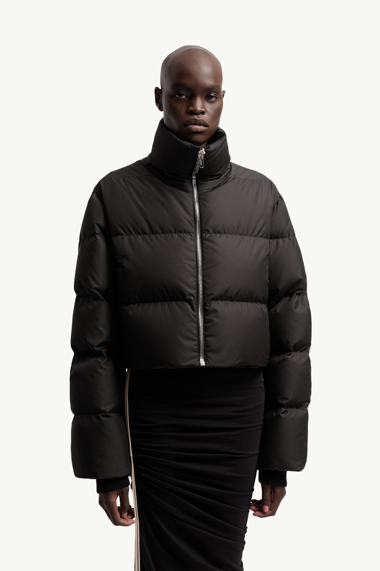 Black Moncler + Rick Owens Cyclopic Short Down Jacket - for