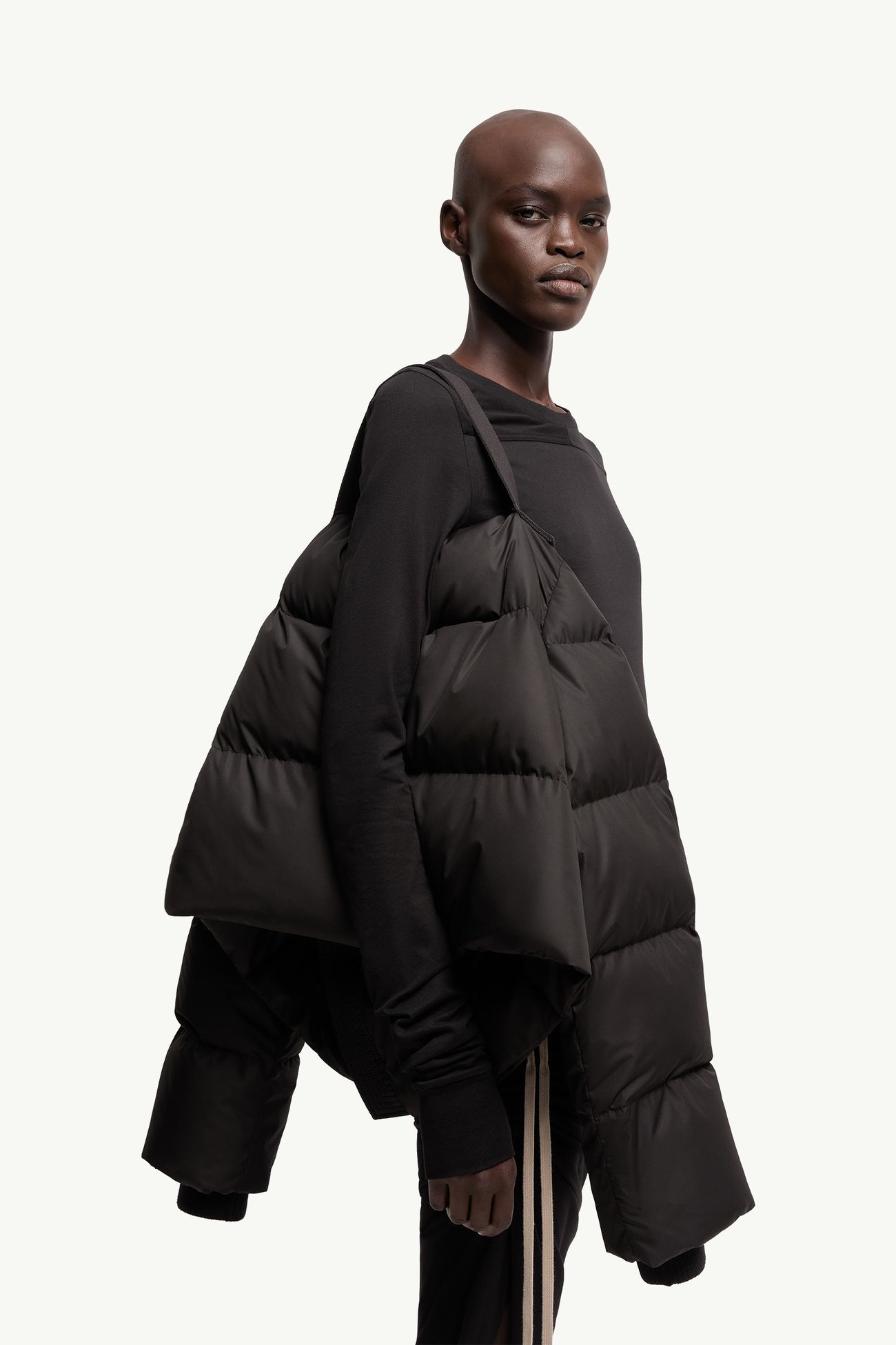 Moncler + Rick Owens Cyclopic短身羽絨外套 中性 黑色 Moncler 7