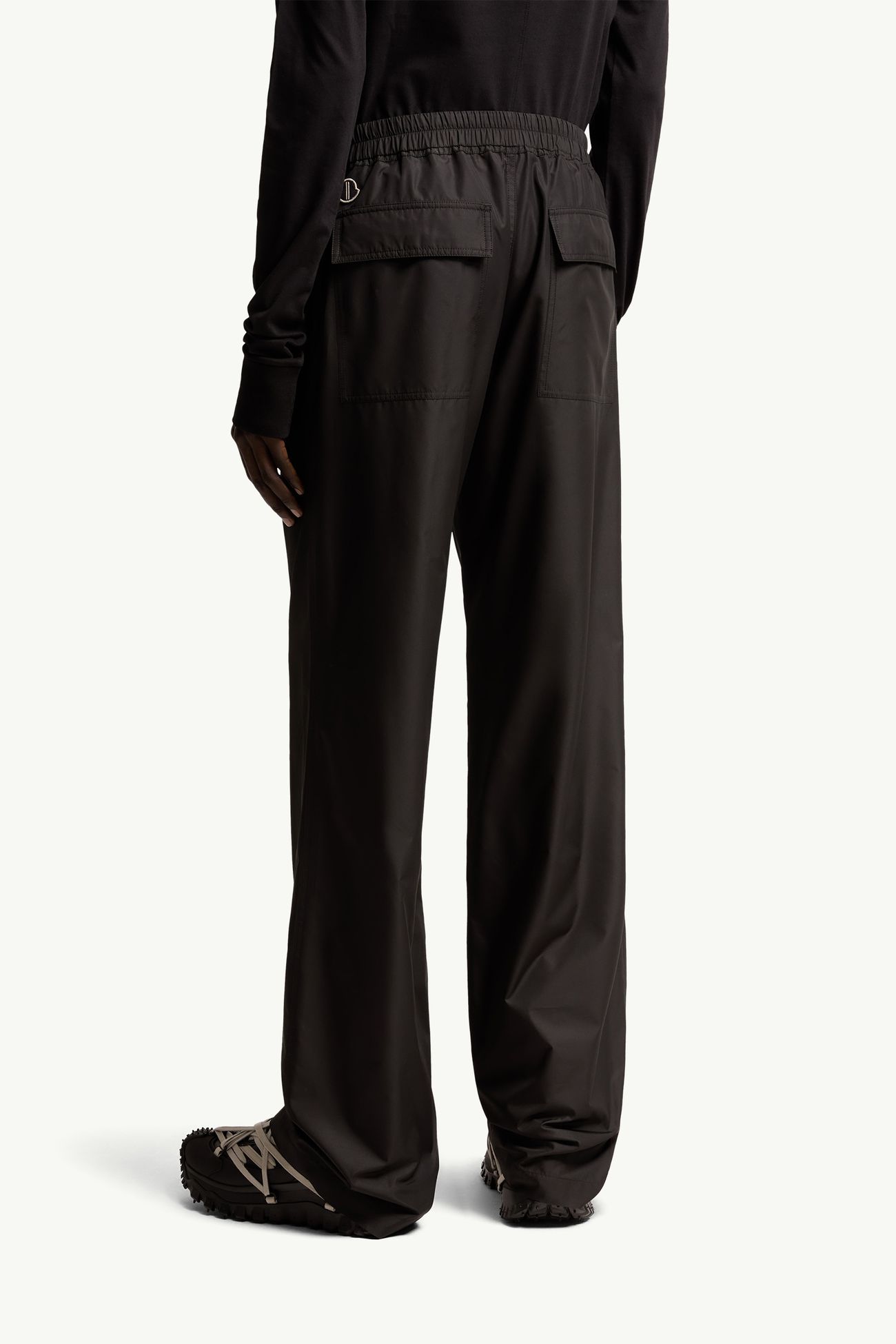 Moncler + Rick Owens 스트레이트 레그 태피터 팬츠 젠더 뉴트럴 블랙 Moncler 5