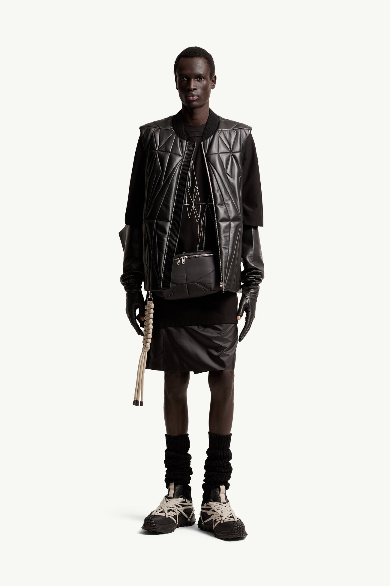 Moncler + Rick Owens Kiltshorts Skort Gender Neutral Black Moncler 1