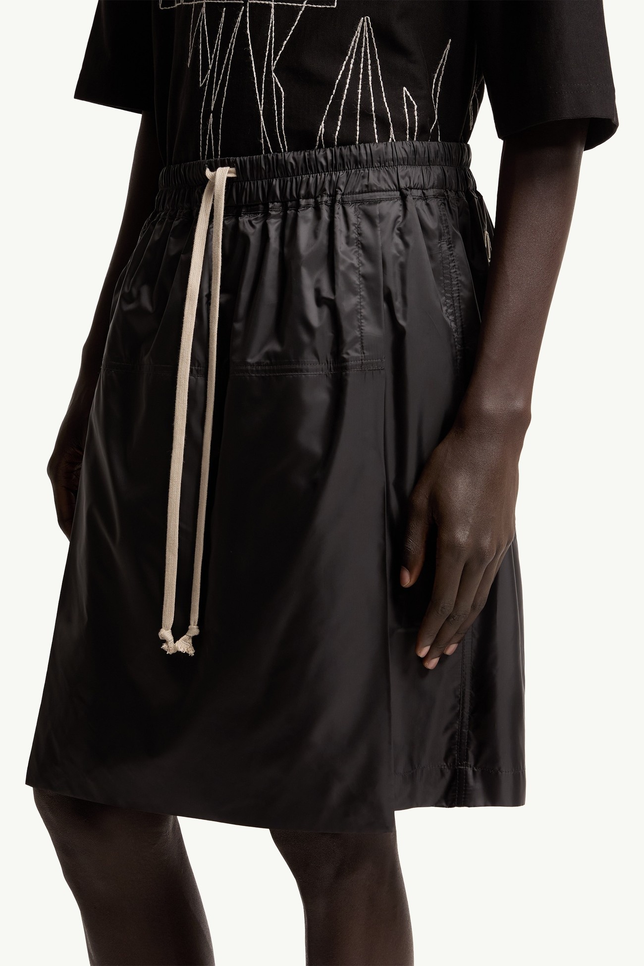Moncler + Rick Owens Kiltshorts Skort Gender Neutral Black Moncler 3