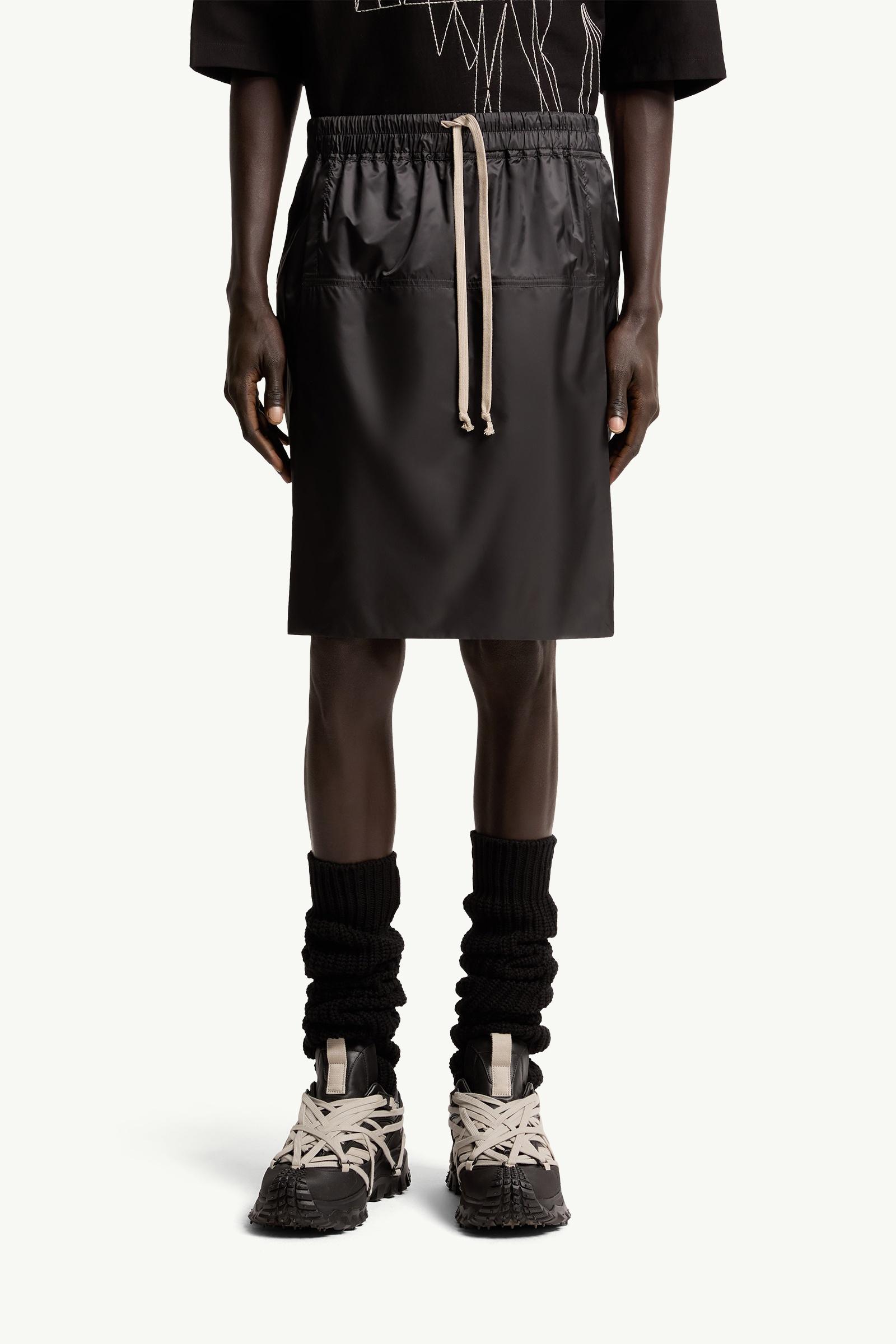 Black Moncler + Rick Owens Kiltshorts Skort - Pants & Shorts for