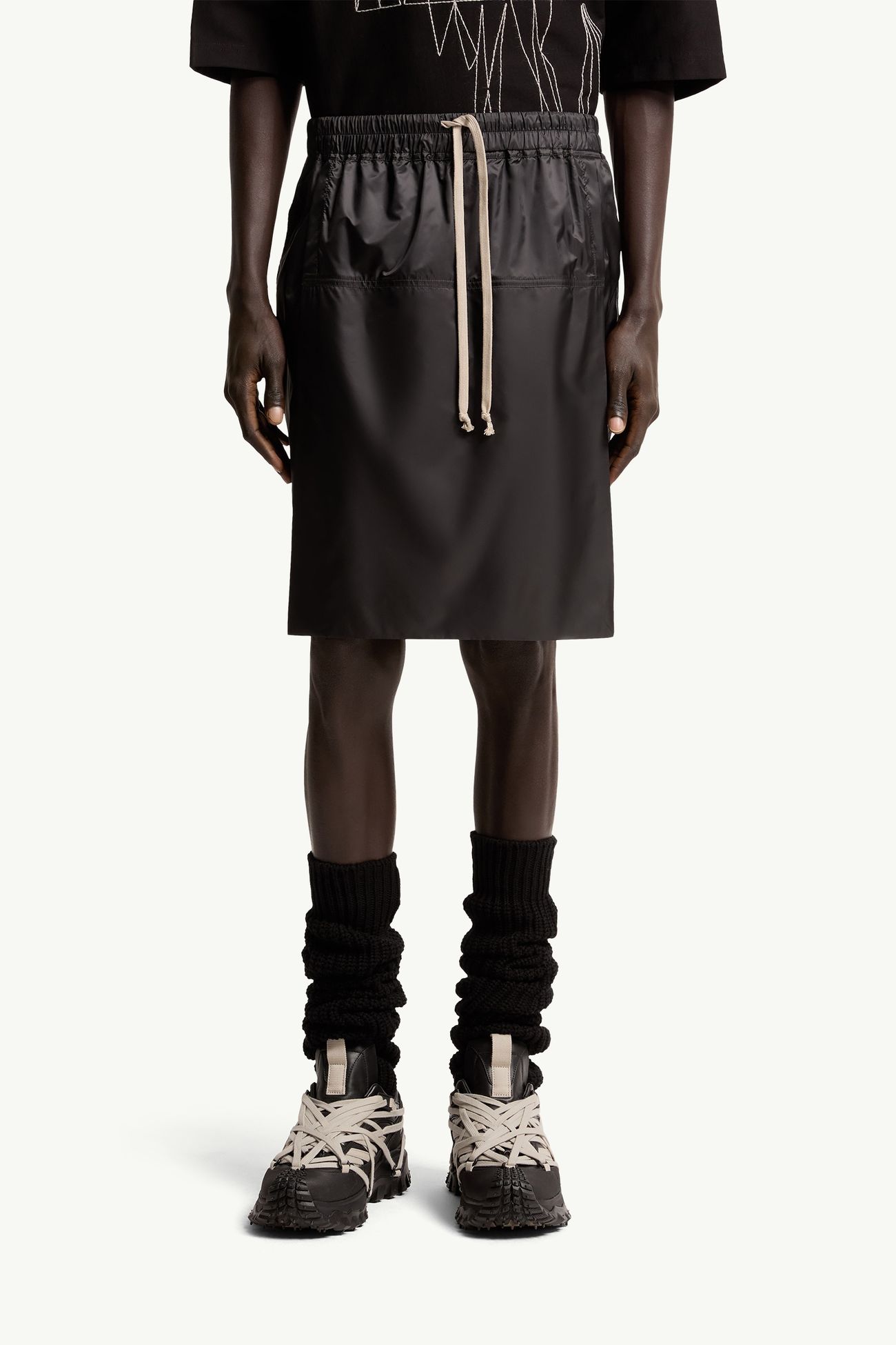 Moncler + Rick Owens Kiltshorts Skort Genderneutral Schwarz Moncler 4
