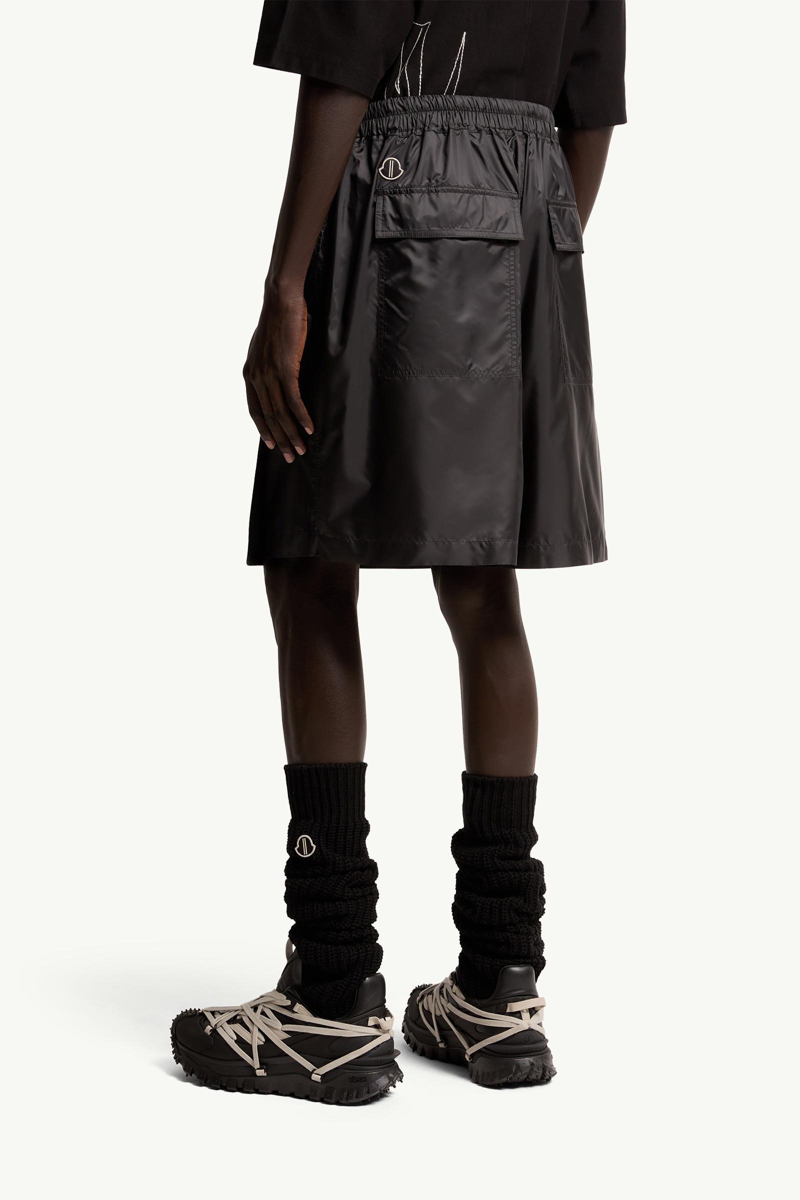 Black Moncler + Rick Owens Kiltshorts Skort - Pants & Shorts for