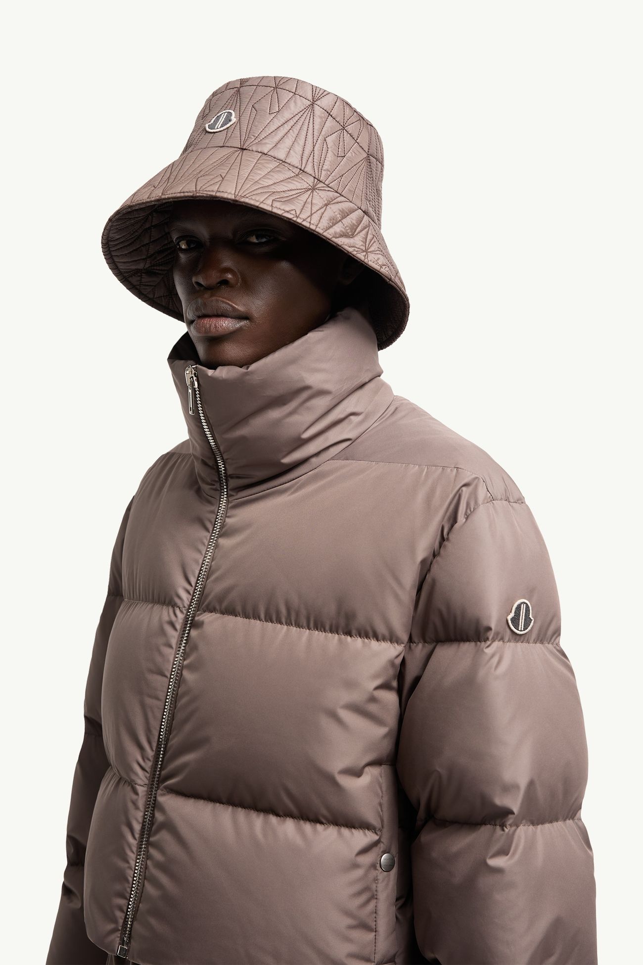 Bob matelassé Moncler + Rick Owens Mixte Taupe Moncler 1