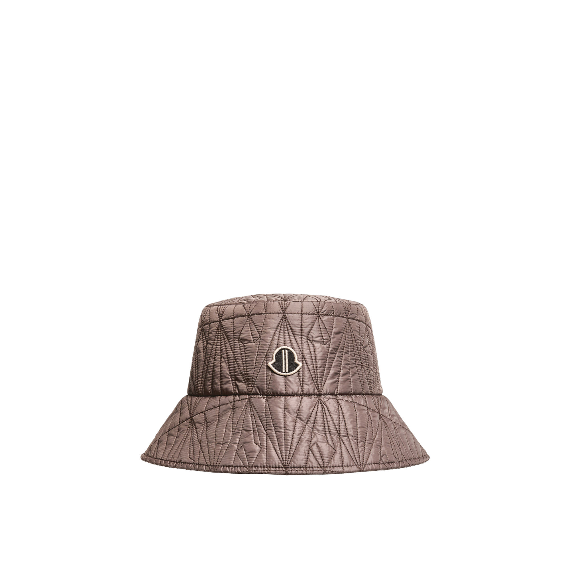 Moncler   Padded Bucket Hat  in Brown, Size: L