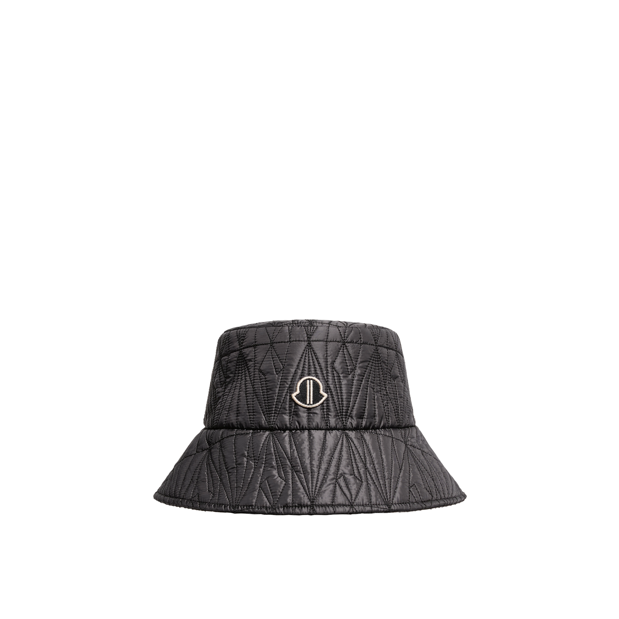 Moncler   Padded Bucket Hat  in Black, Size: L
