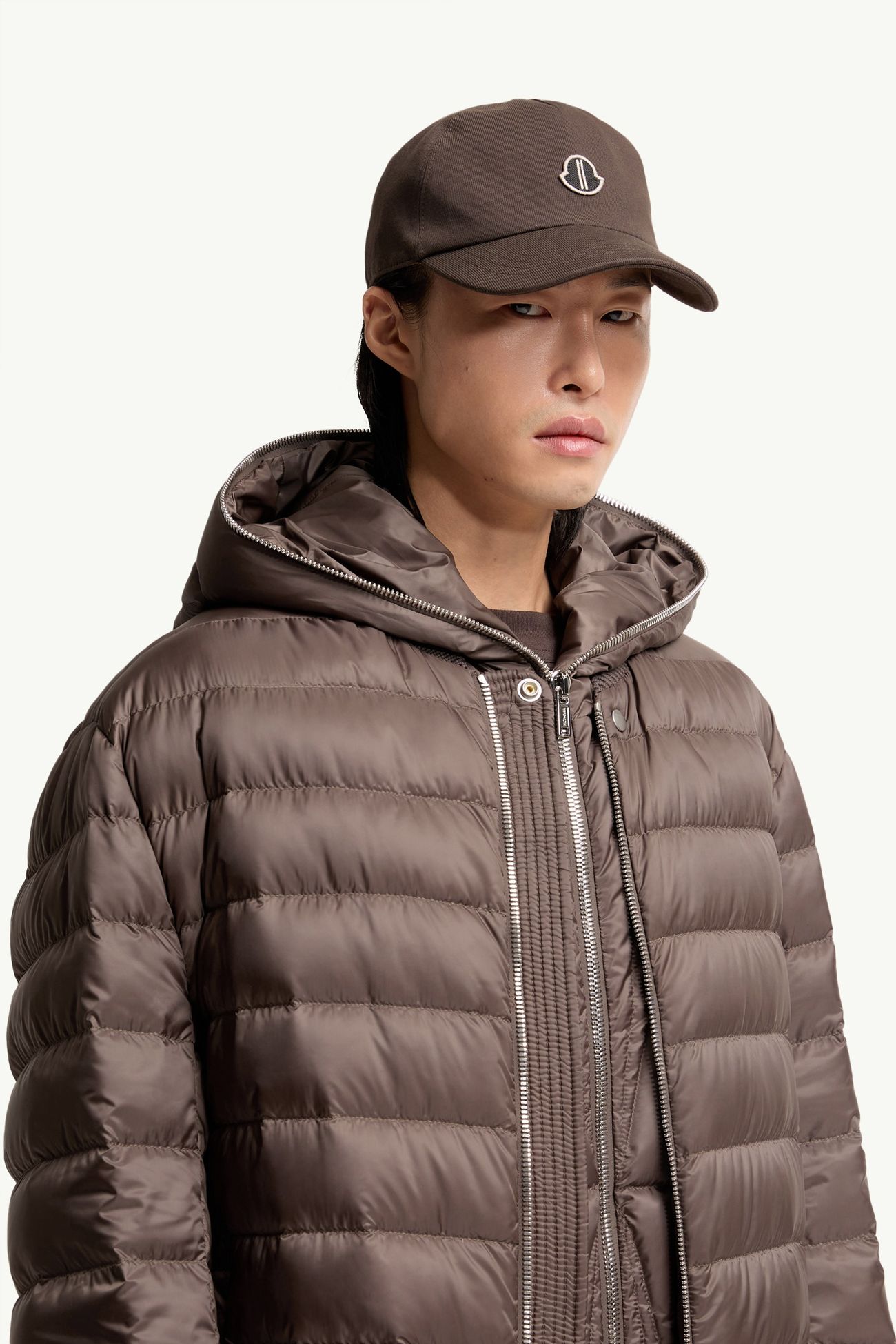 Moncler + Rick Owens棉質棒球帽 中性 啡色 Moncler 1