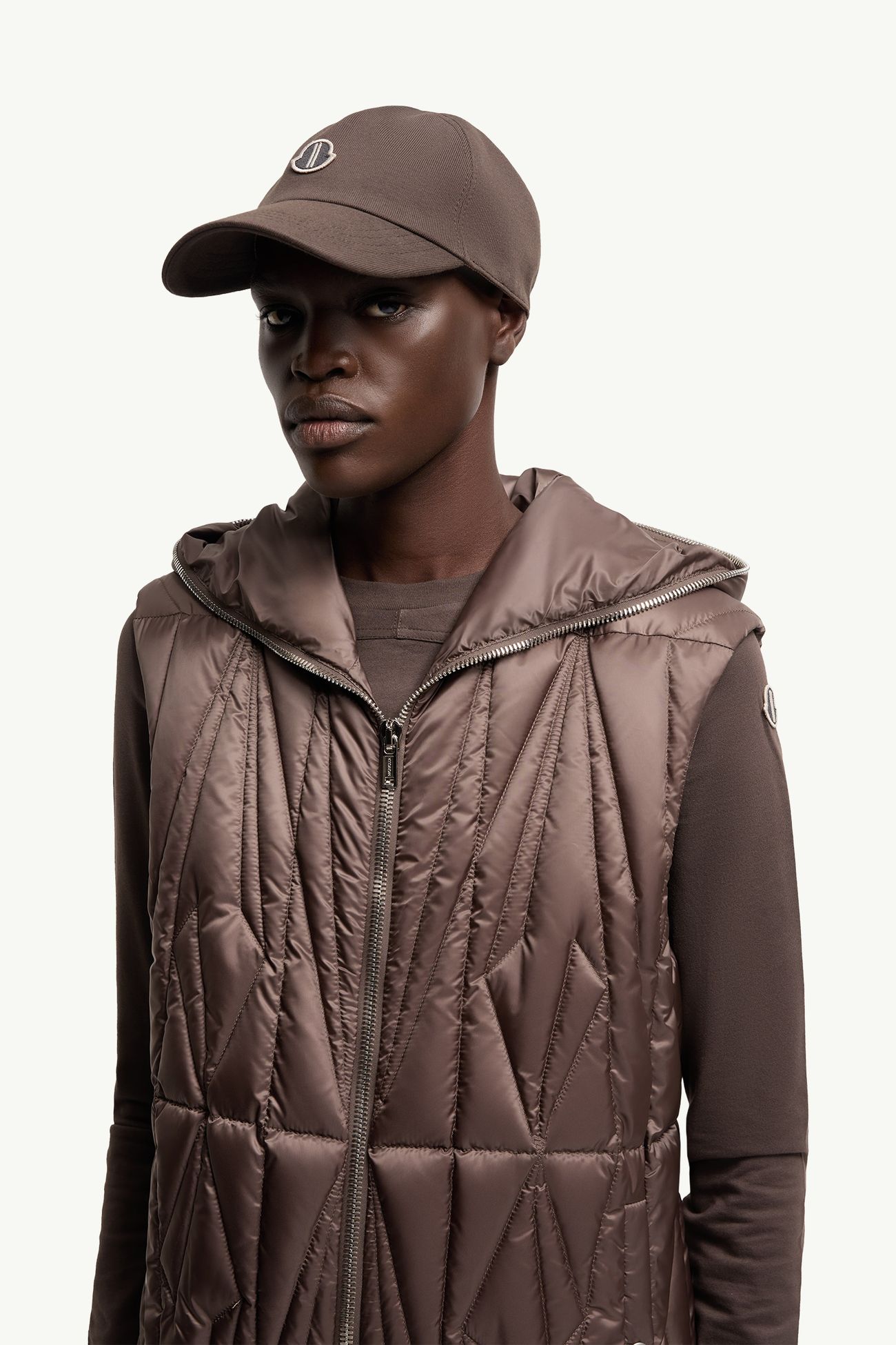 Cappello Da Baseball Moncler + Rick Owens In Cotone Gender Neutral Marrone Moncler 2